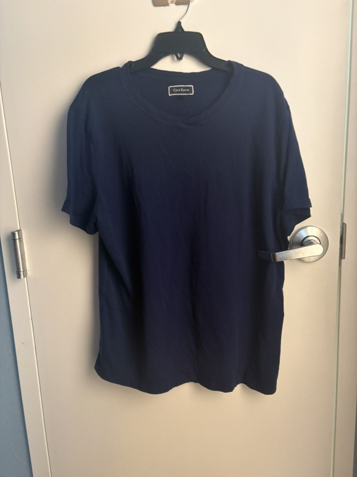 Club Room Club Room Men's Navy Blue Crew Neck Solid T-Shirt XXL Size US XXL / EU 58 / 5 - 1 Thumbnail