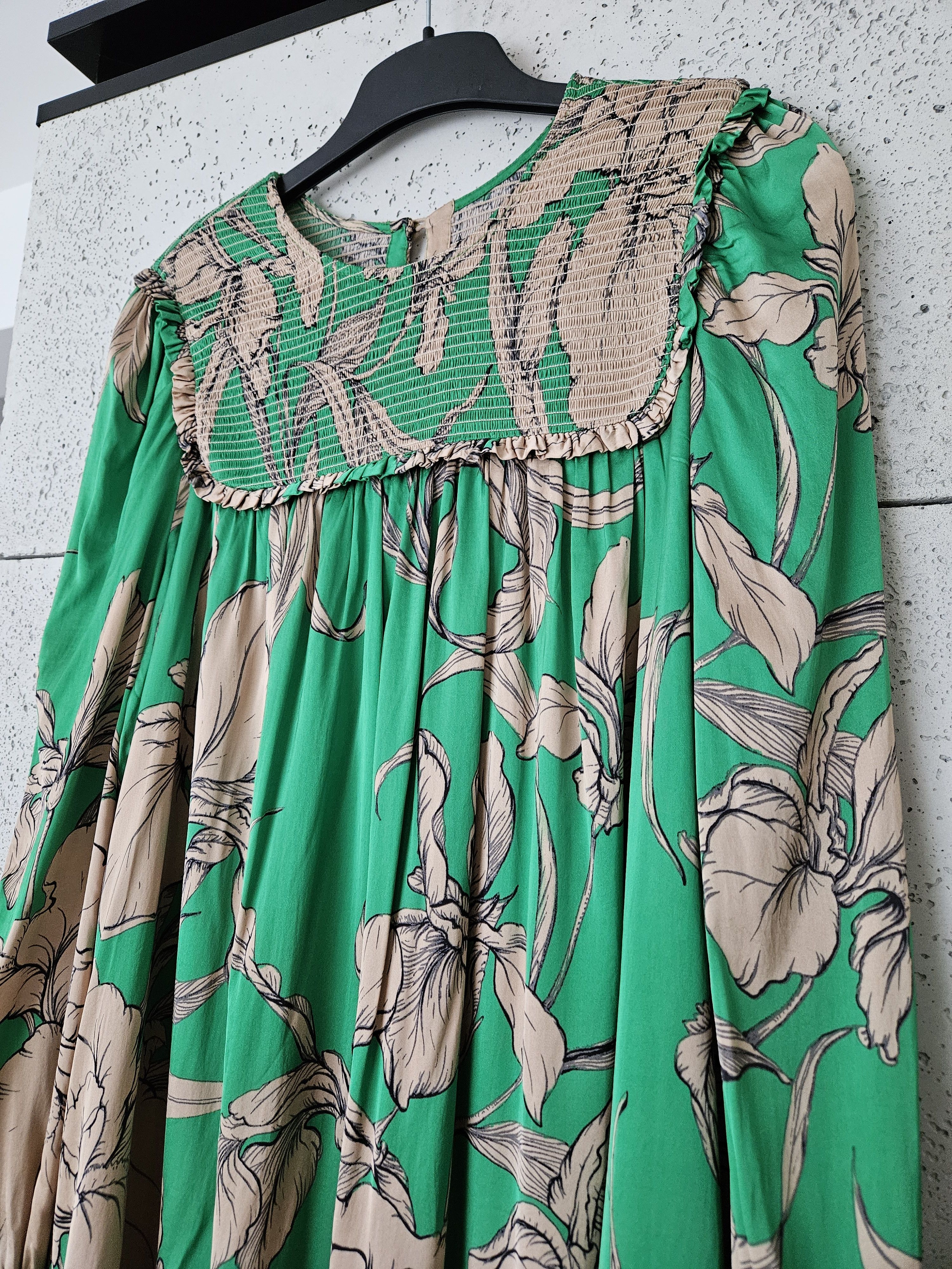 MUNTHE green floral boho Munthe Mid-length dress Size M / US 6-8 / IT 42-44 - 4 Thumbnail