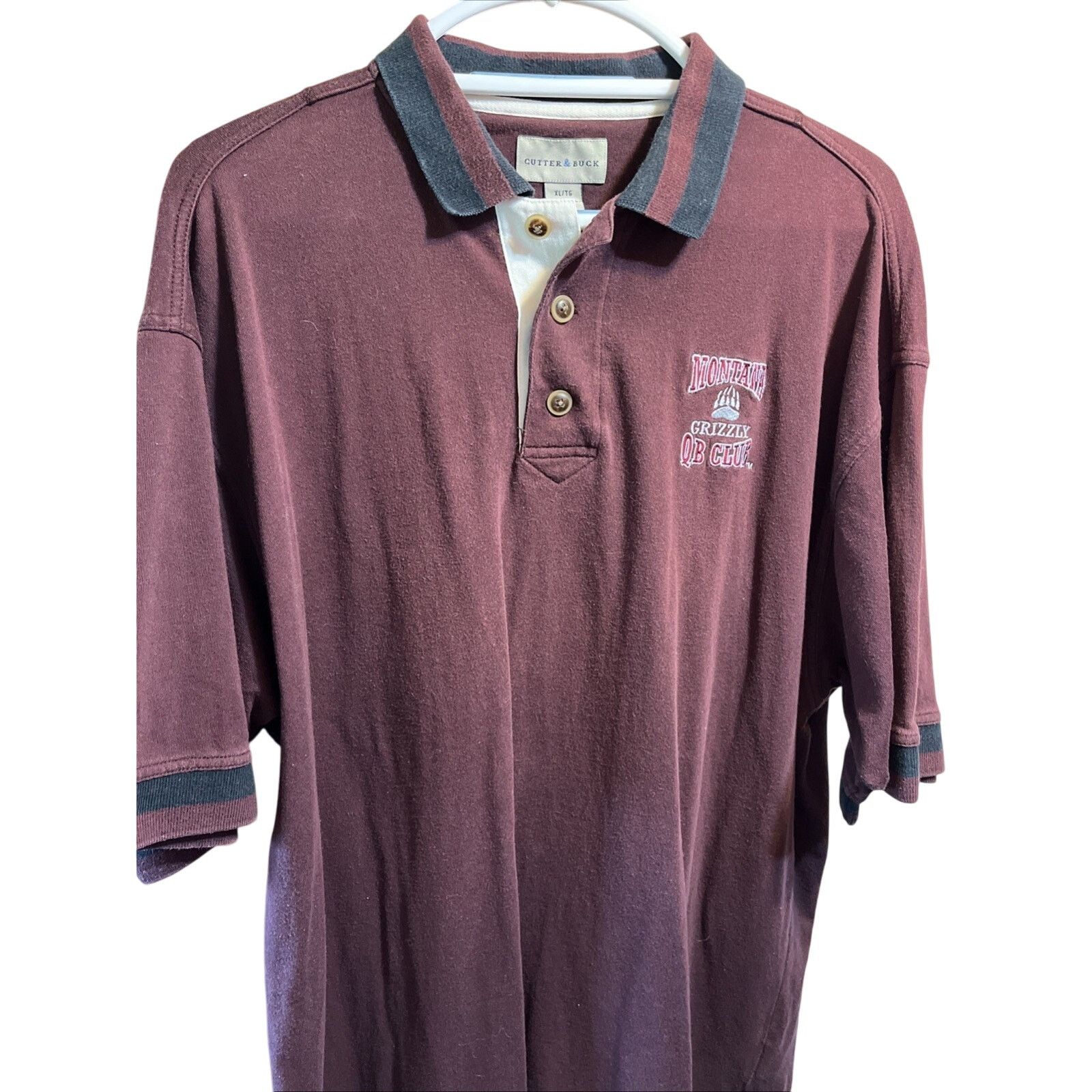 Cutter & Buck Cutter & Buck Red Montana Grizzlies NCAA Polo Shirt Men’s XL Size US XL / EU 56 / 4 - 1 Thumbnail