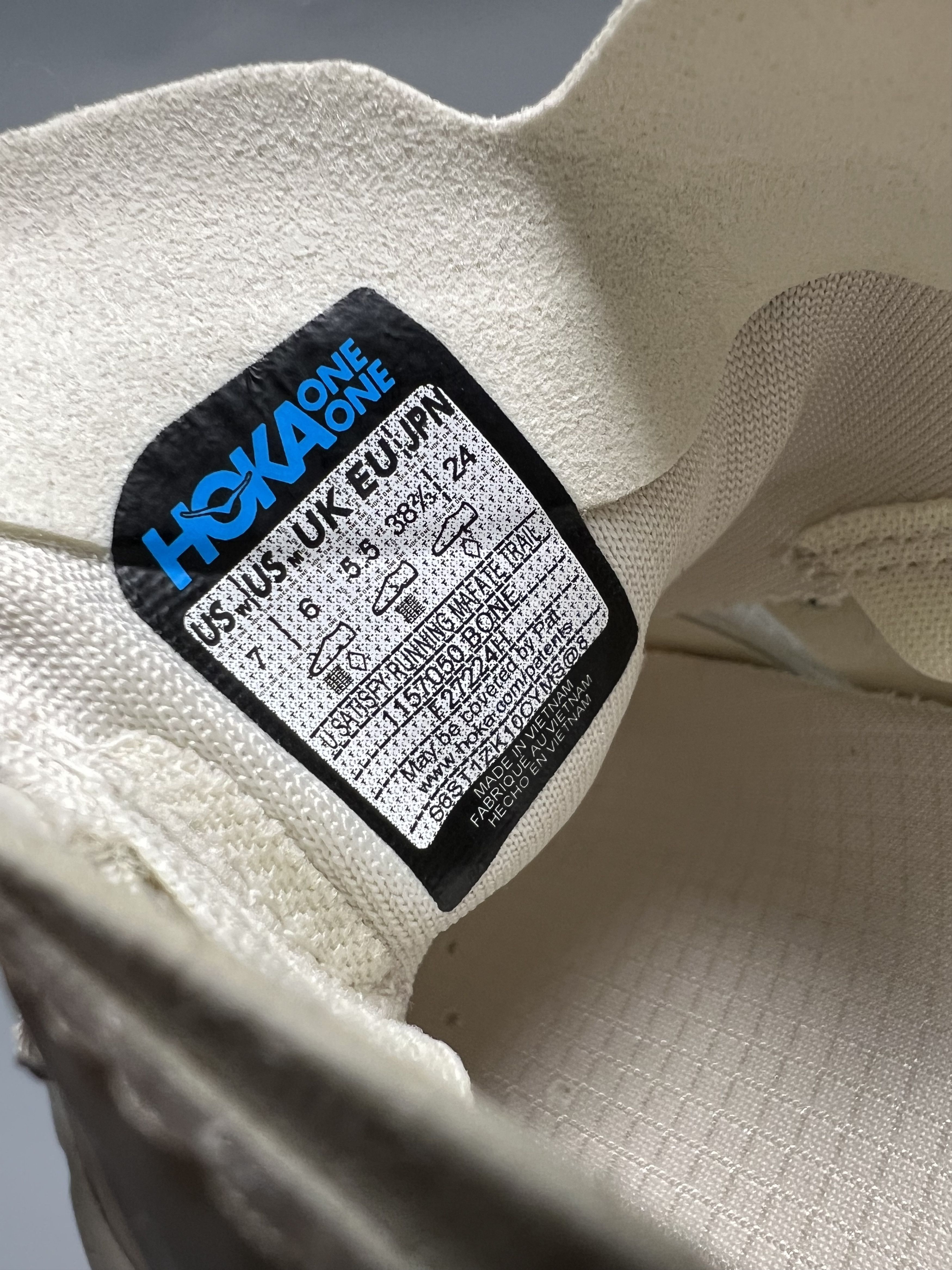 Hoka × Satisfy Hoka x Satisfy Mafate Speed 4 Lite Bone Trail Running Shoes Size US 7 / IT 37 - 16 Thumbnail