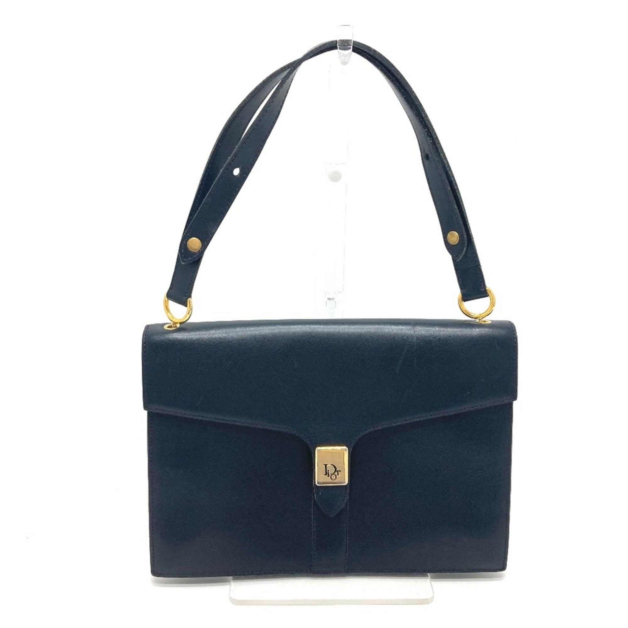 Dior Christian CHRISTIAN DIOR Trotter Bag Hand Bag Shoulder Bag Navy Size ONE SIZE - 1 Thumbnail