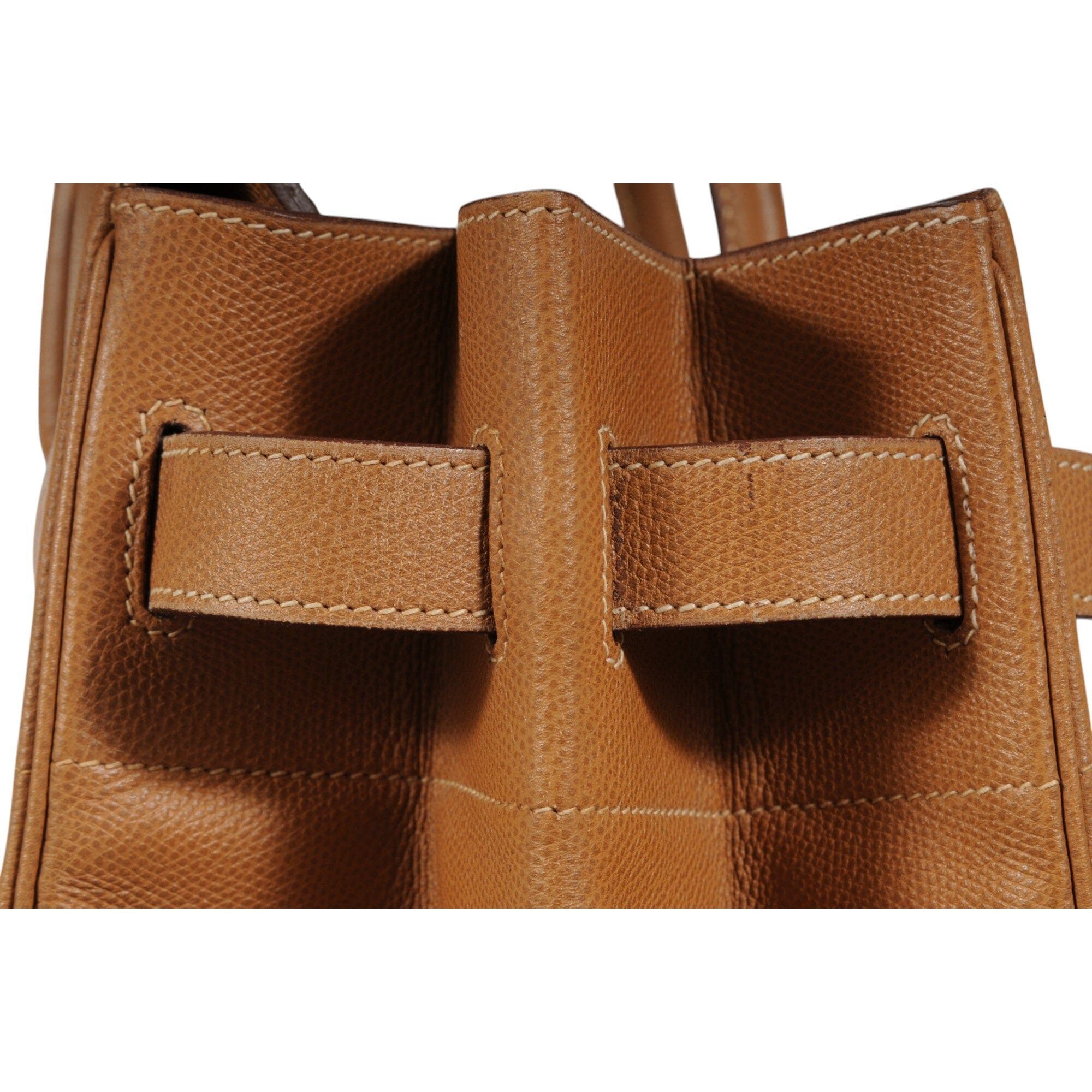 Hermes VTG 1980's Haut à Courroies Hac 55 Birkin Veau Courchevel Size ONE SIZE - 9 Thumbnail