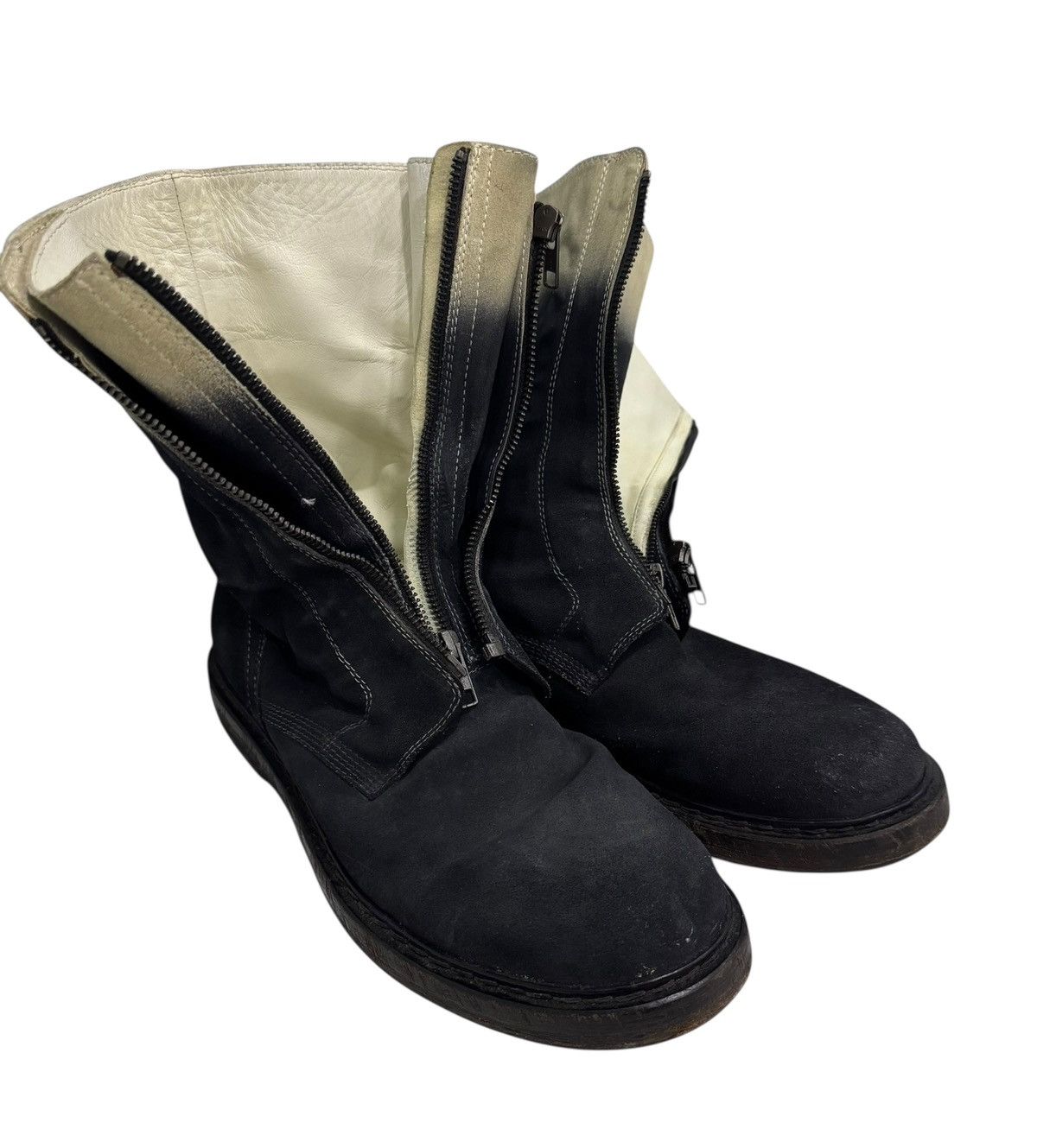 Ann Demeulemeester Ann Demeulemeester fw12 gradient dye double zipper Size US 9 / EU 42 - 4 Thumbnail