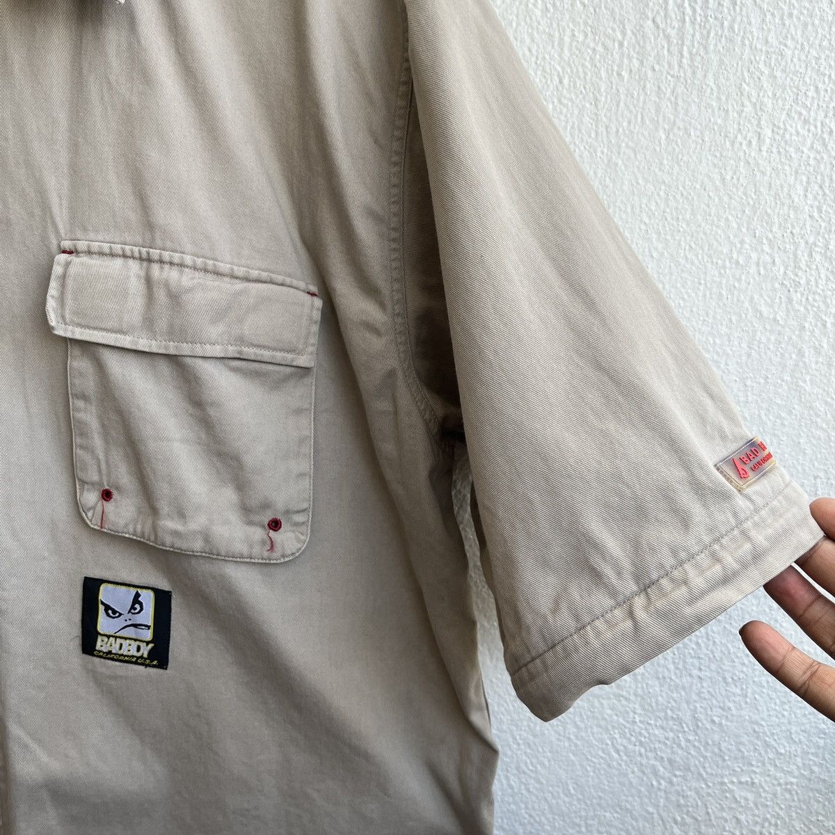 Welcome Skateboards VINTAGE BADBOYS SKATEGANGS SHORT SLEEVES SHIRT ZIPPER Size US L / EU 52-54 / 3 - 8 Thumbnail