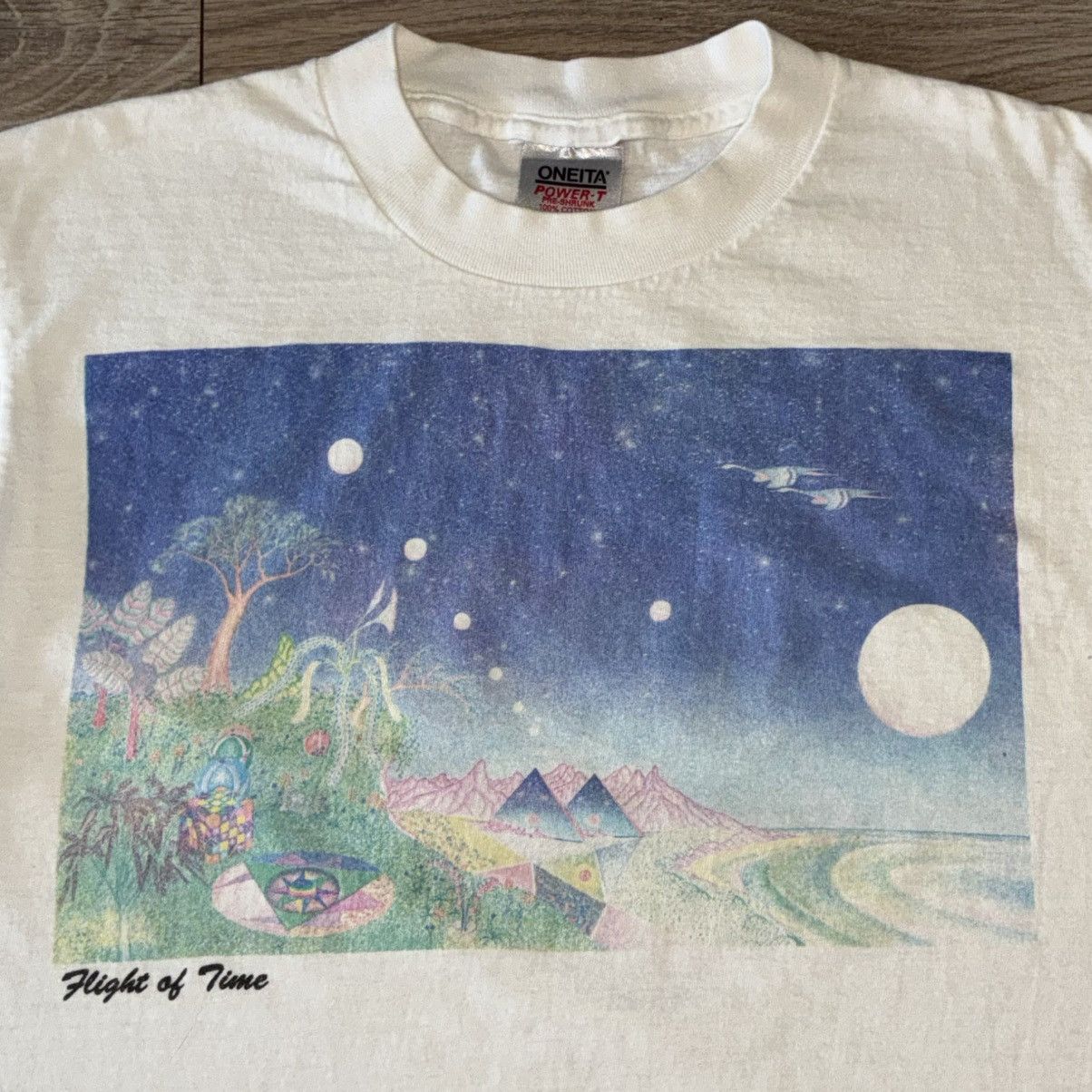 Other 90s I ZAPP Flight of Time science fiction art tee shirt Size US L / EU 52-54 / 3 - 2 Thumbnail