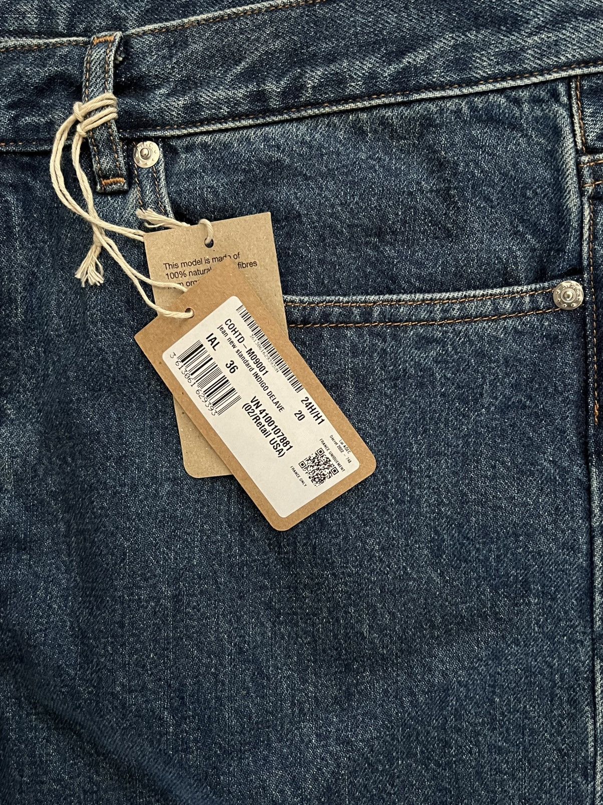 A.P.C. APC jean new standard indigo 36 Size US 36 / EU 52 - 3 Thumbnail