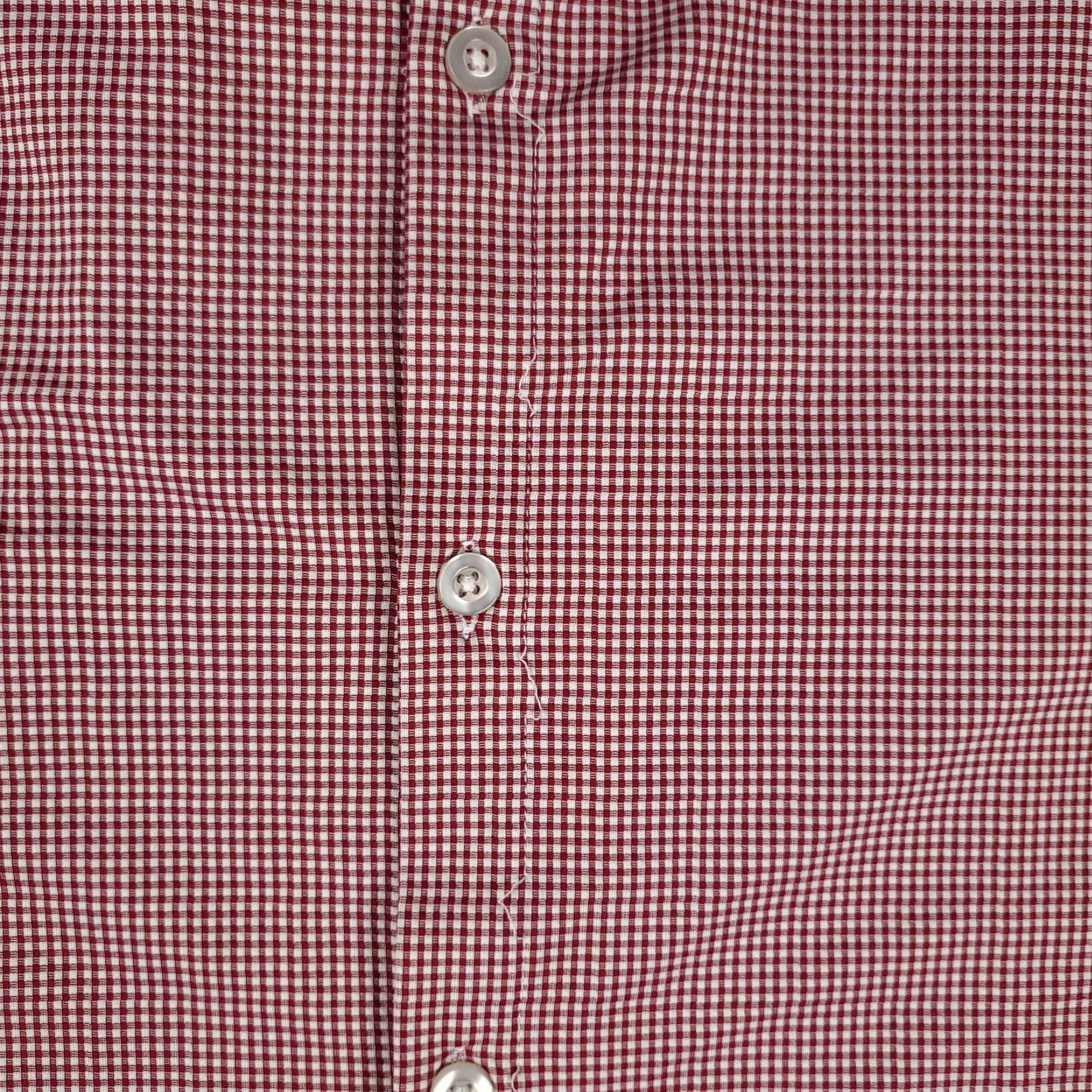 Mizzen+Main Mizzen+Main Shirt Mens 2XL Red Check Stretch Casual Button Up Long Sleeve Size US XXL / EU 58 / 5 - 3 Thumbnail