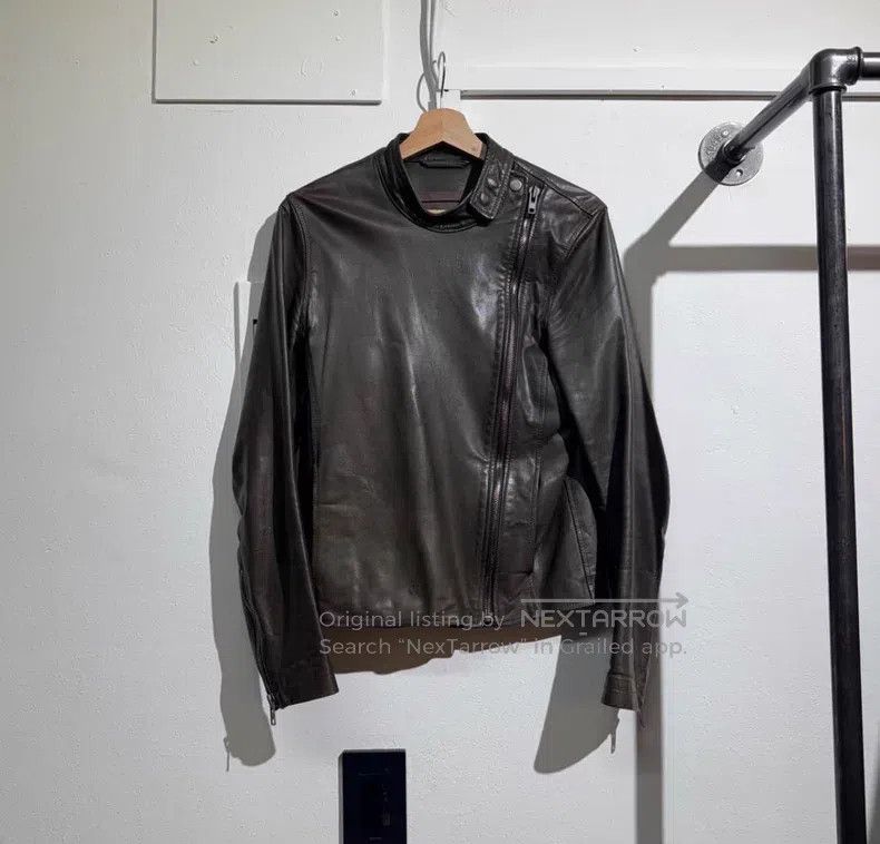 Maison Margiela Maison Margiela Diagonal zipper leather jacket Size US S / EU 44-46 / 1 - 2 Thumbnail