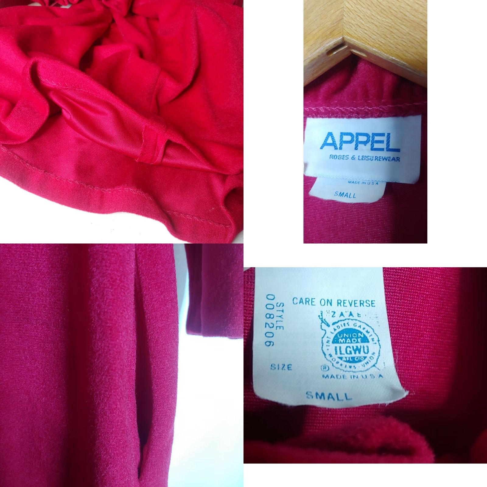 Pinko Vintage Magenta Embroidered Flower Kimono Style Women's Robe Size S User: Vintage Magenta Embroidered Flower Kimono Style Women's Robe Size S Size ONE SIZE - 8 Thumbnail