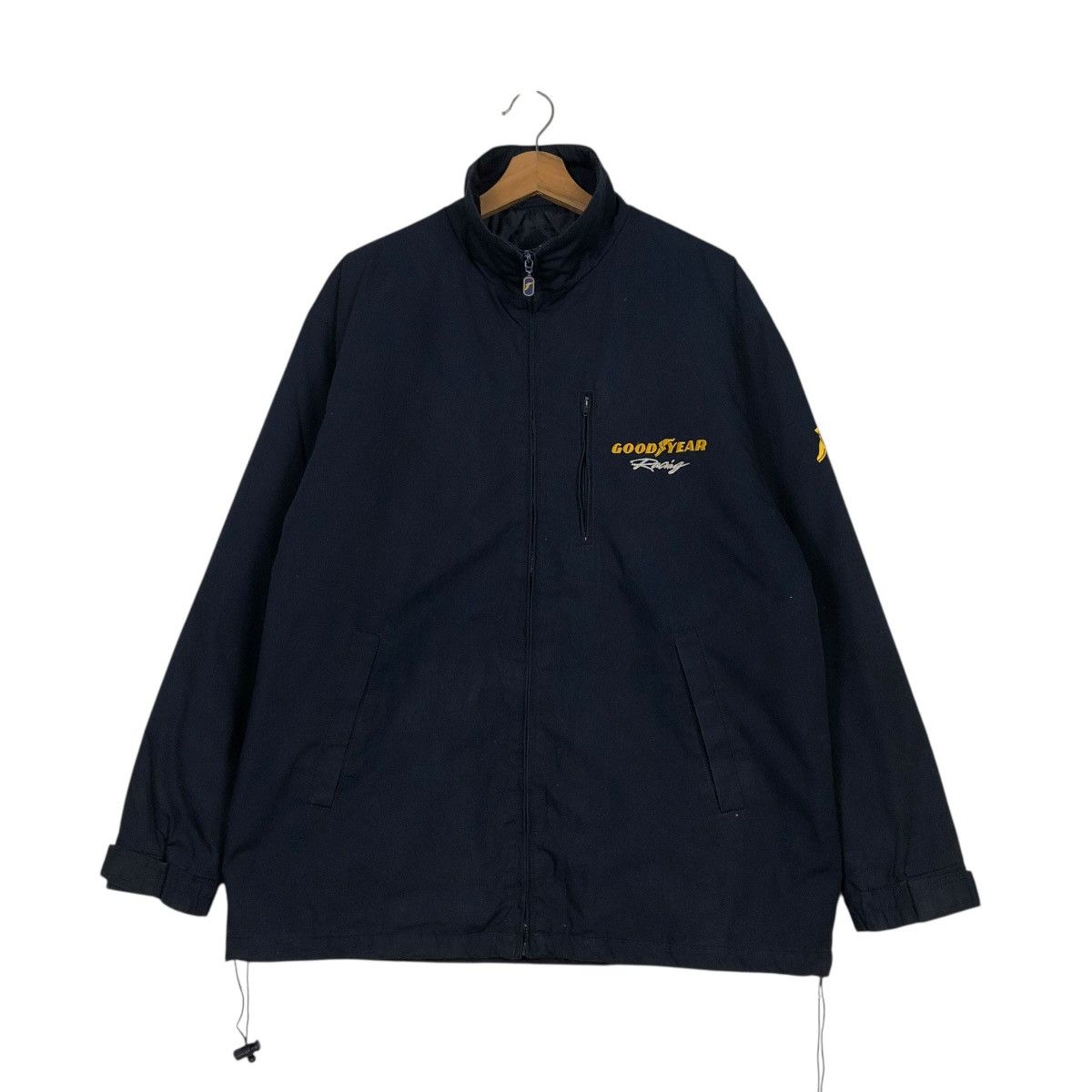 Japanese Brand 🔥VINTAGE BOMBER JACKET DUNLOP RACING ISSEY MIYAKE Size US L / EU 52-54 / 3 - 3 Thumbnail