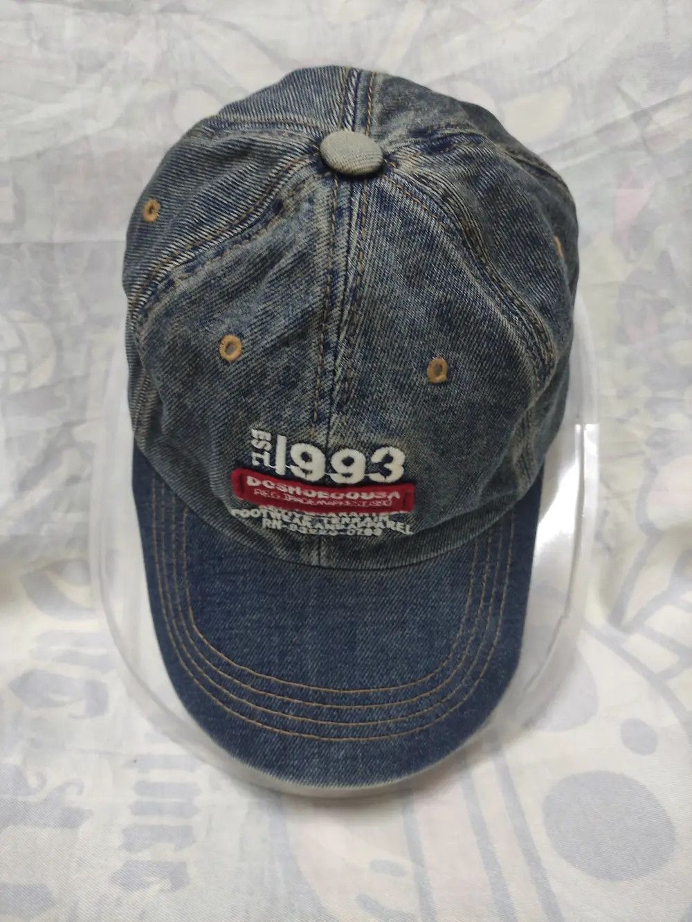 DC DC SHOES CO USA VINTAGE DENIM CAP Size ONE SIZE - 6 Thumbnail