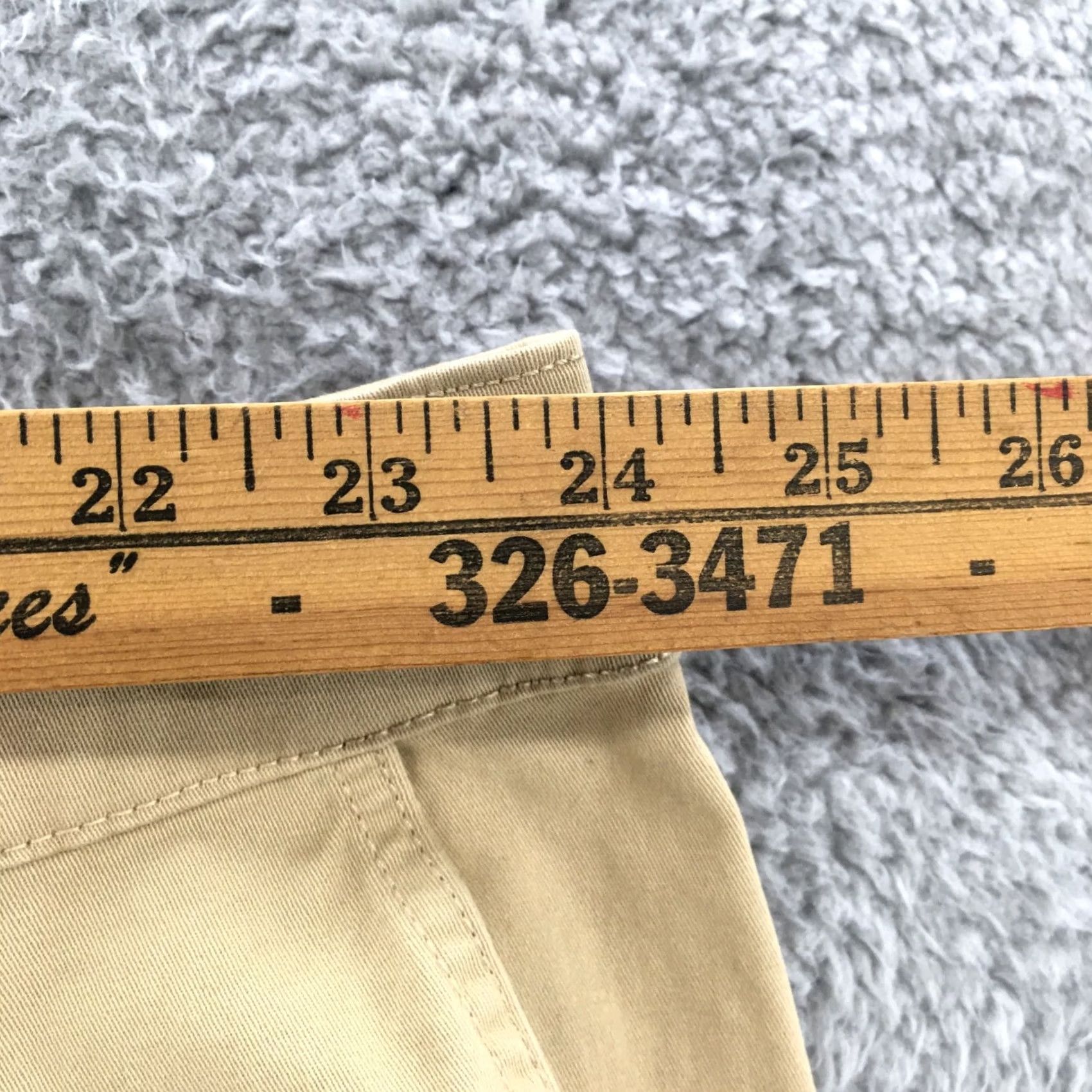 Vintage A New Day High Rise Slim Pants Womens 26 Regular Almond Tan Cotton Blend NEW` Size 34" / US 12 / IT 48 - 5 Thumbnail