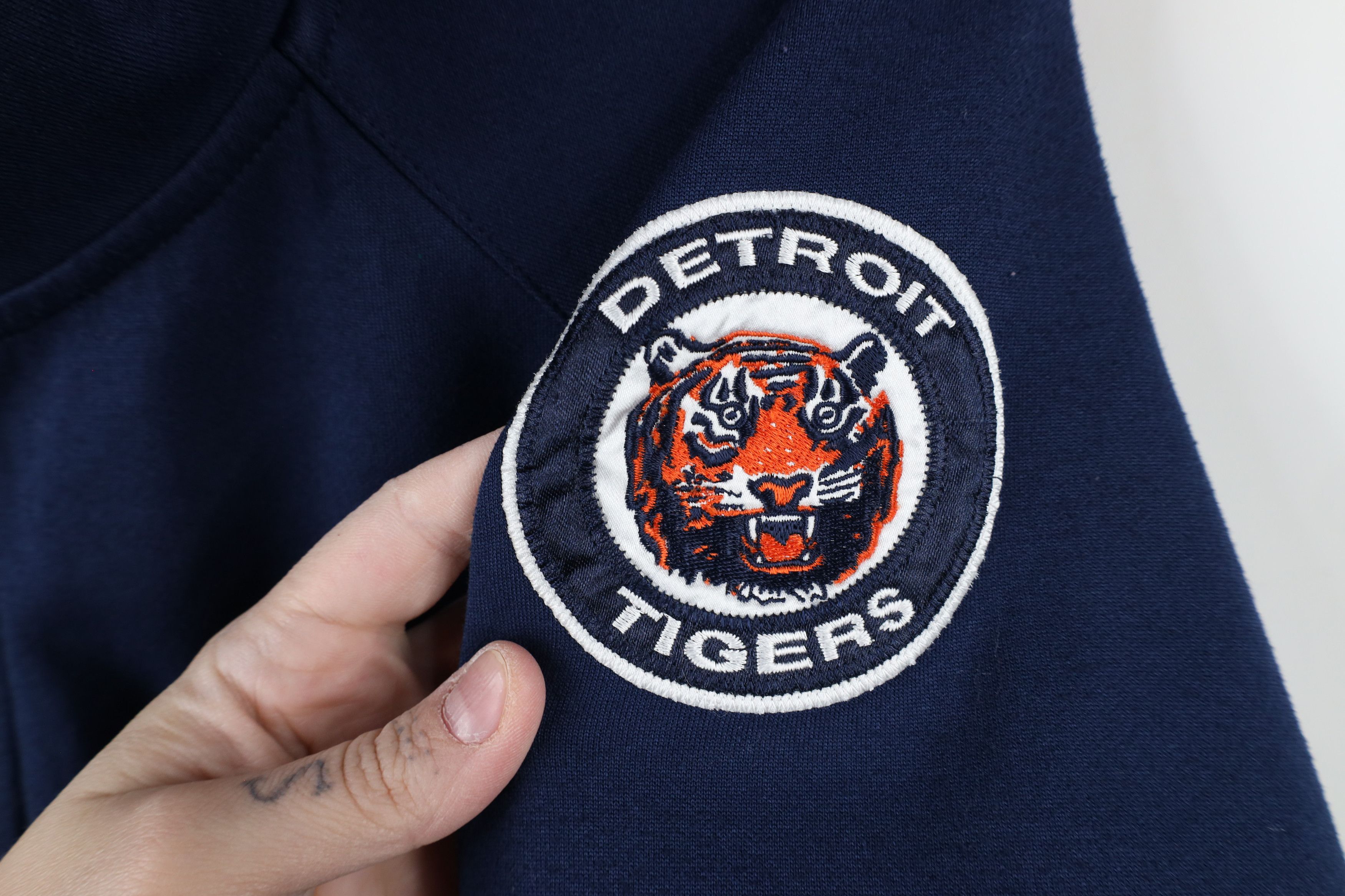 Nike × Vintage Vintage Nike Detroit Tigers Baseball Full Zip Track Jacket Size US S / EU 44-46 / 1 - 4 Thumbnail