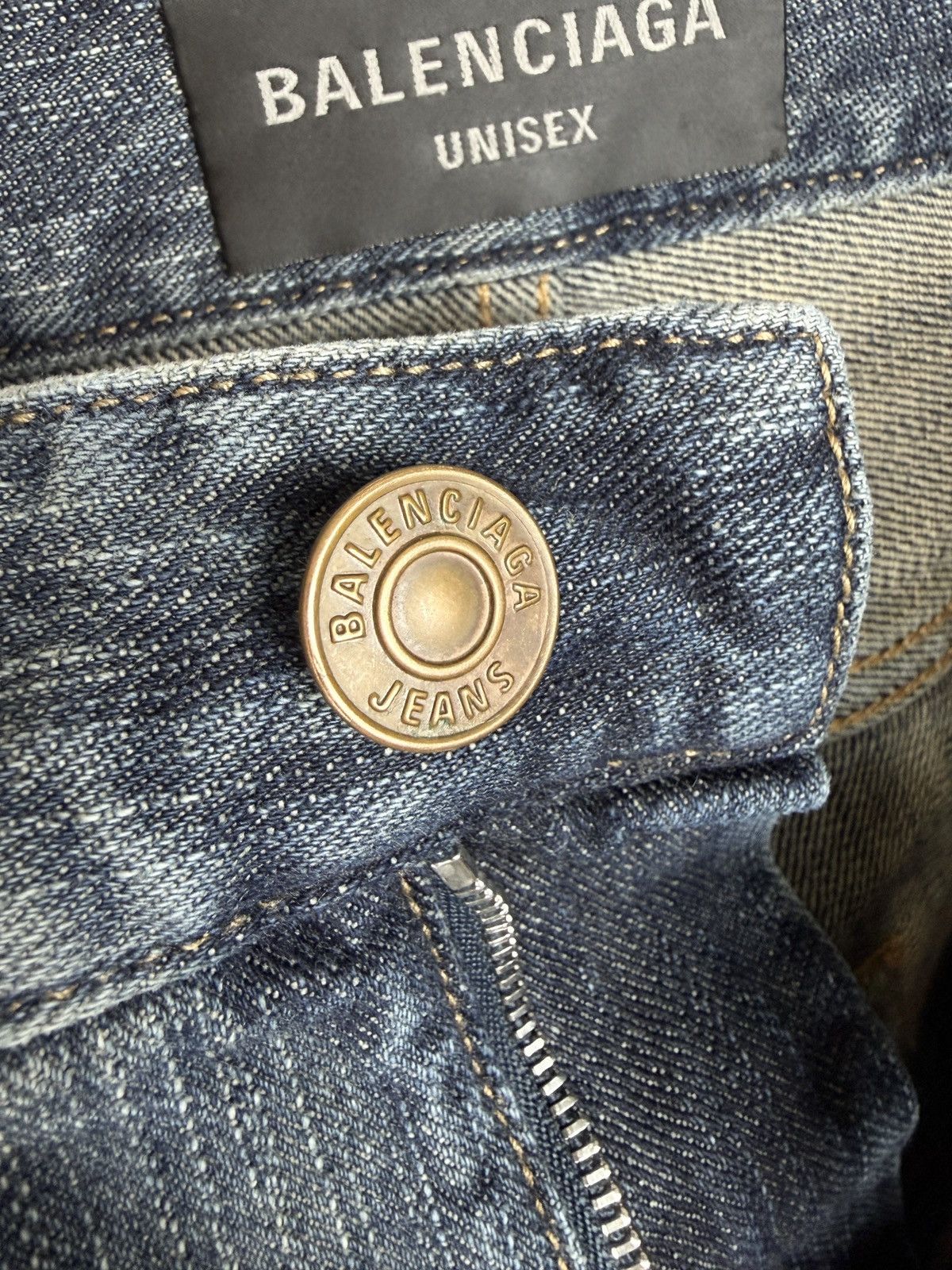 Balenciaga FW23 Balenciaga Italian Ring Slub Flared Bootcut Denim Jeans Size US 30 / EU 46 - 7 Thumbnail