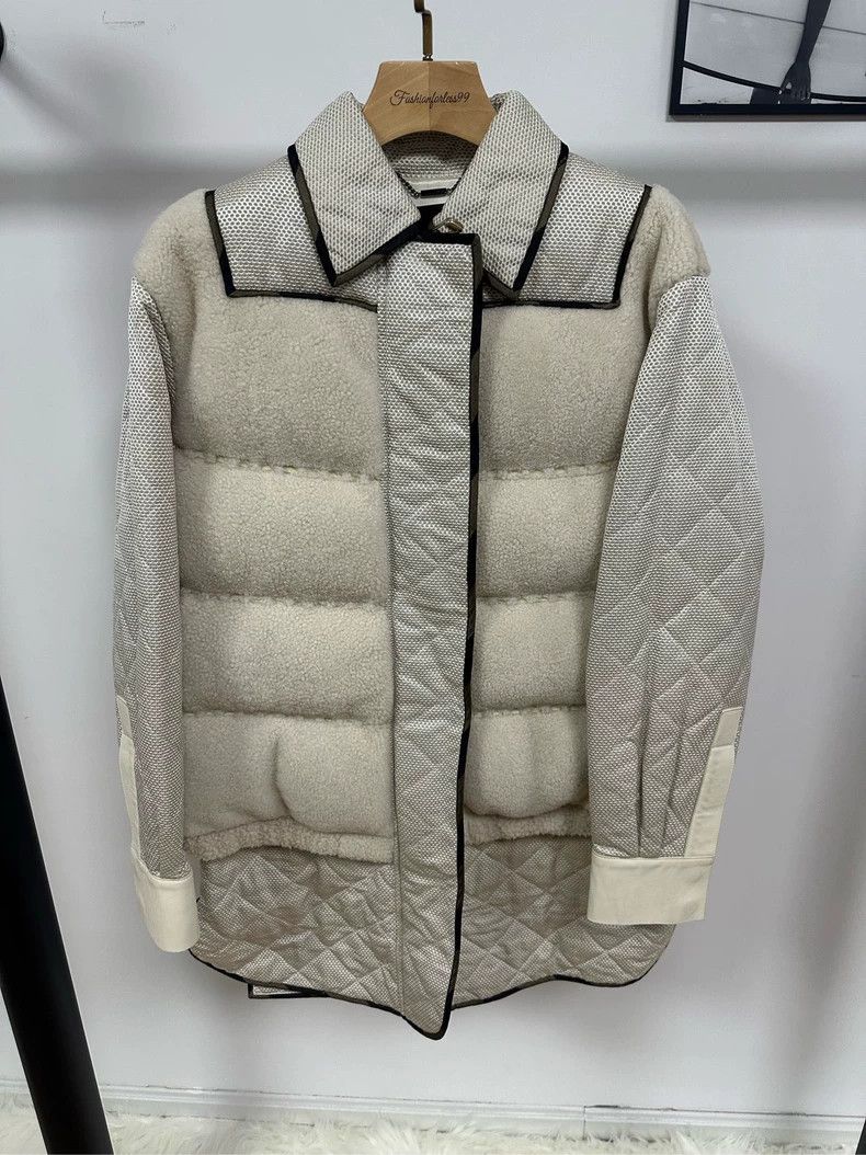 Fendi FENDI Shearling Quilted Coat 40 - dmc Size US S / EU 44-46 / 1 - 1 Thumbnail