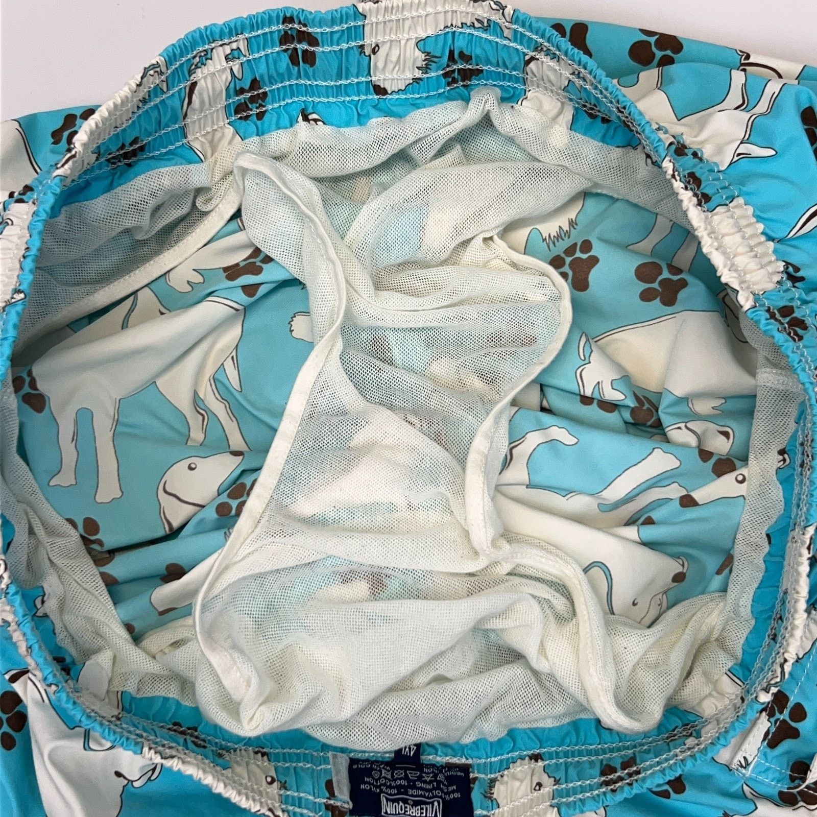 Vilebrequin Vilebrequin Dogs Paw Prints Swimming Trunks Shorts Blue 4XL Size US 40 / EU 56 - 6 Thumbnail