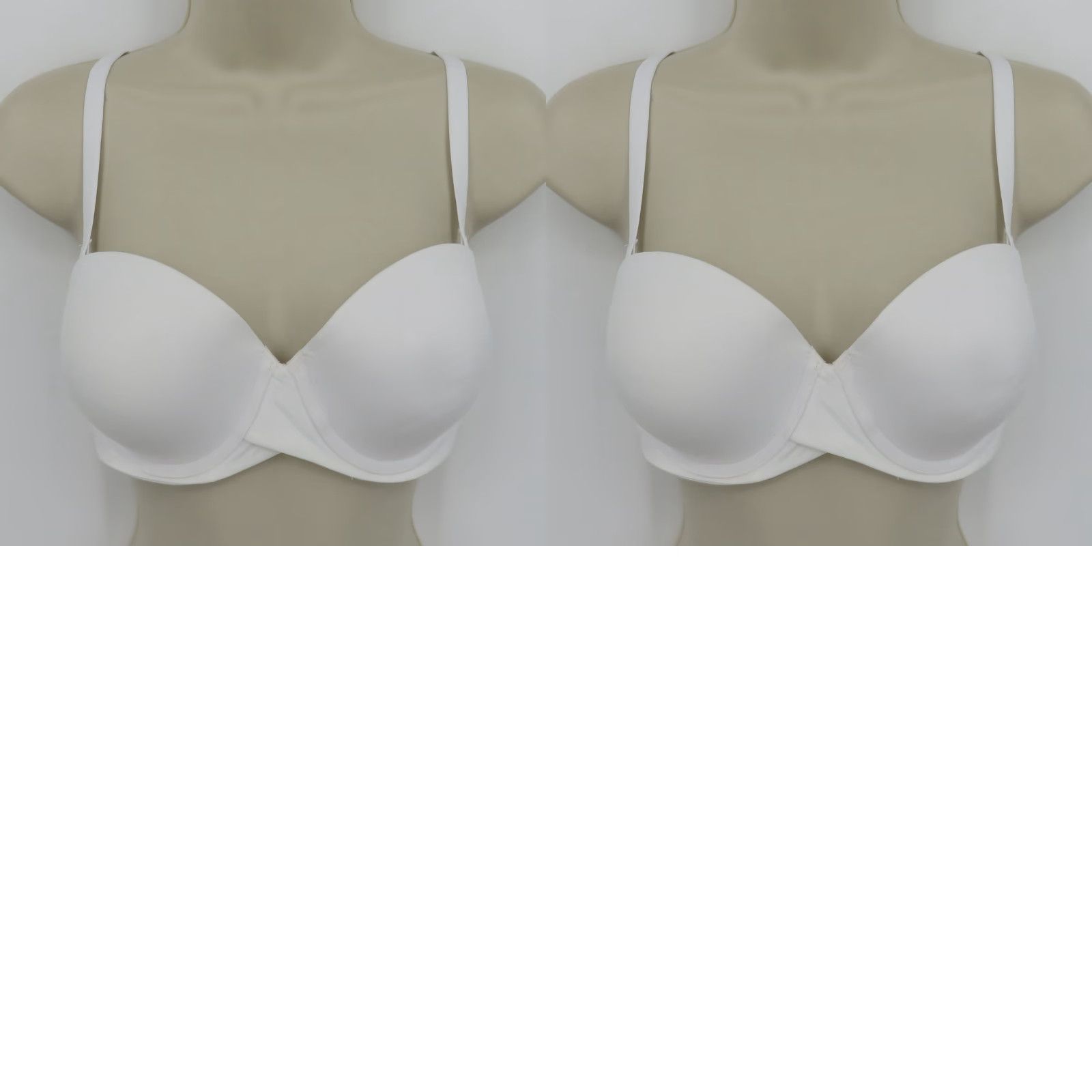 Vintage Maidenform Self Expressions Strapless Lift Bra White 38B Underwire Padded T-Shirt Bra SE6990 Women Size ONE SIZE - 9 Thumbnail