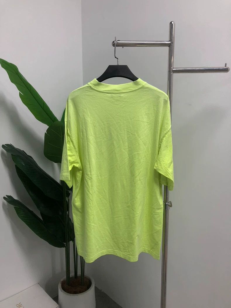 Balenciaga Balenciaga Solid Color Short Sleeve T-Shirt, Green, Size M Size US M / EU 48-50 / 2 - 2 Thumbnail