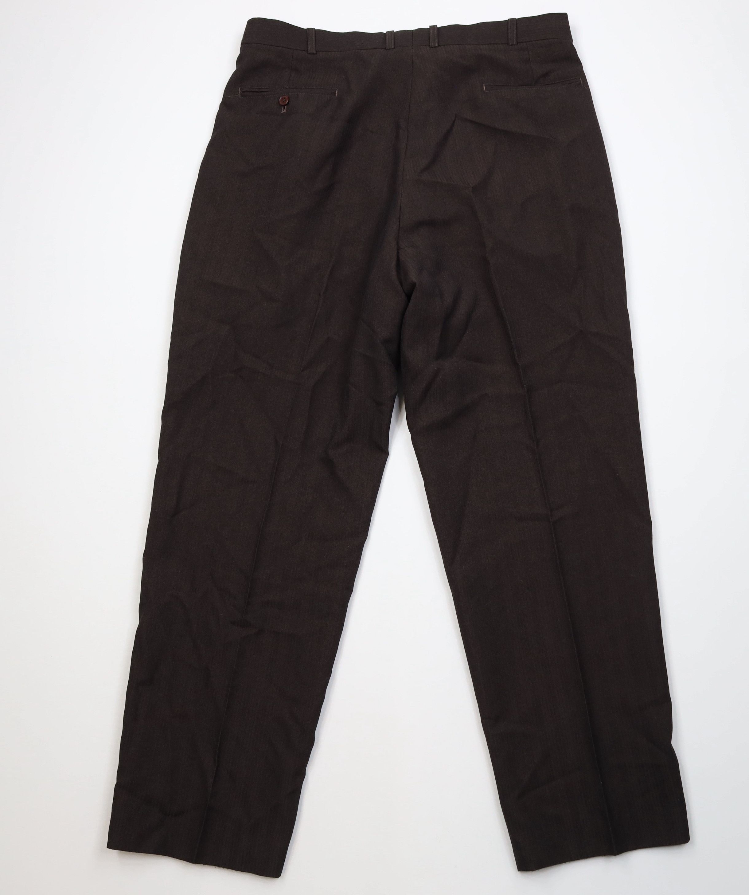 Vintage Vintage 90s Streetwear Knit Wide Leg Chino Pants Brown Size US 38 / EU 54 - 9 Thumbnail