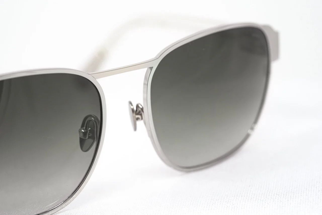 Dior Kris Van Assche Sunglasses D-Frame Silver and Grey Size ONE SIZE - 8 Thumbnail