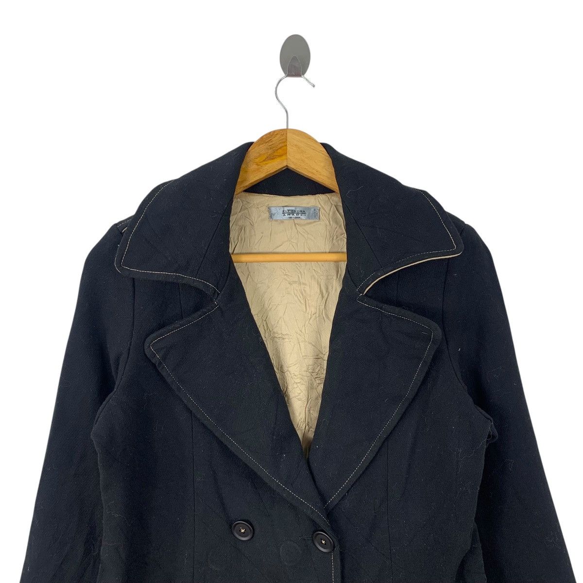 Vintage Vintage ELEONORA AMADEI Designer italian Long Coat Jacket Size US S / EU 44-46 / 1 - 4 Thumbnail