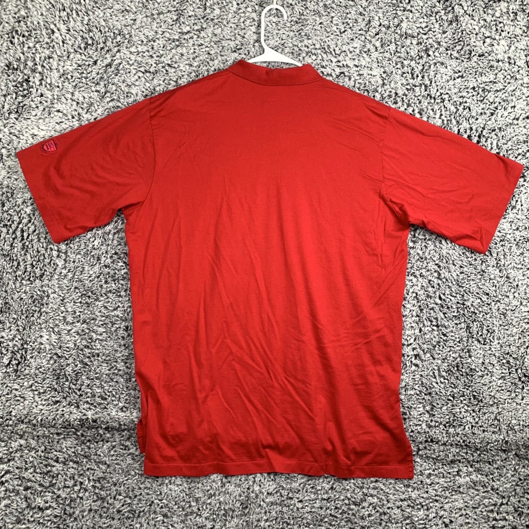 Polo Ralph Lauren VINTAGE Polo Ralph Lauren Polo Shirt Mens Large Red Plaid Shield Logo Embroidered 100% Cotton Short Sleeve Collared Button Regular Fit Ships? Size US L / EU 52-54 / 3 - 5 Thumbnail