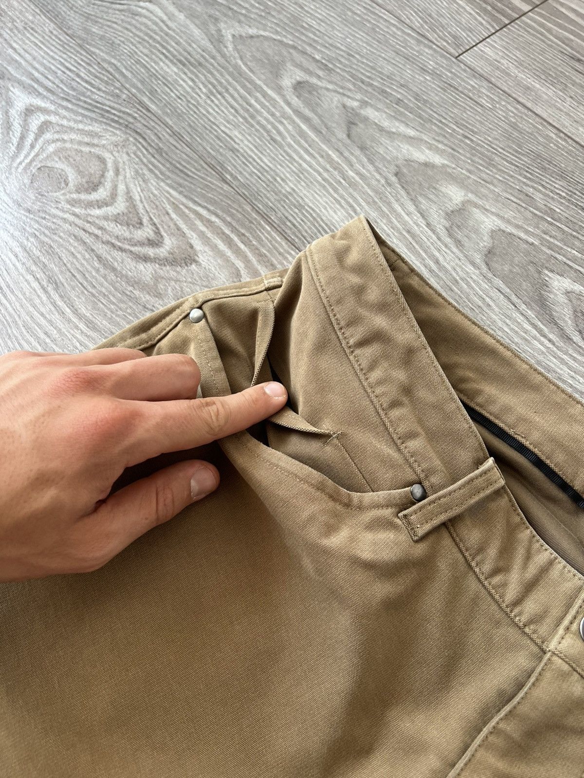 Lululemon Rare Lululemon Logo Secret Pocket Reflective Selvage Pants Size US 33 - 14 Thumbnail