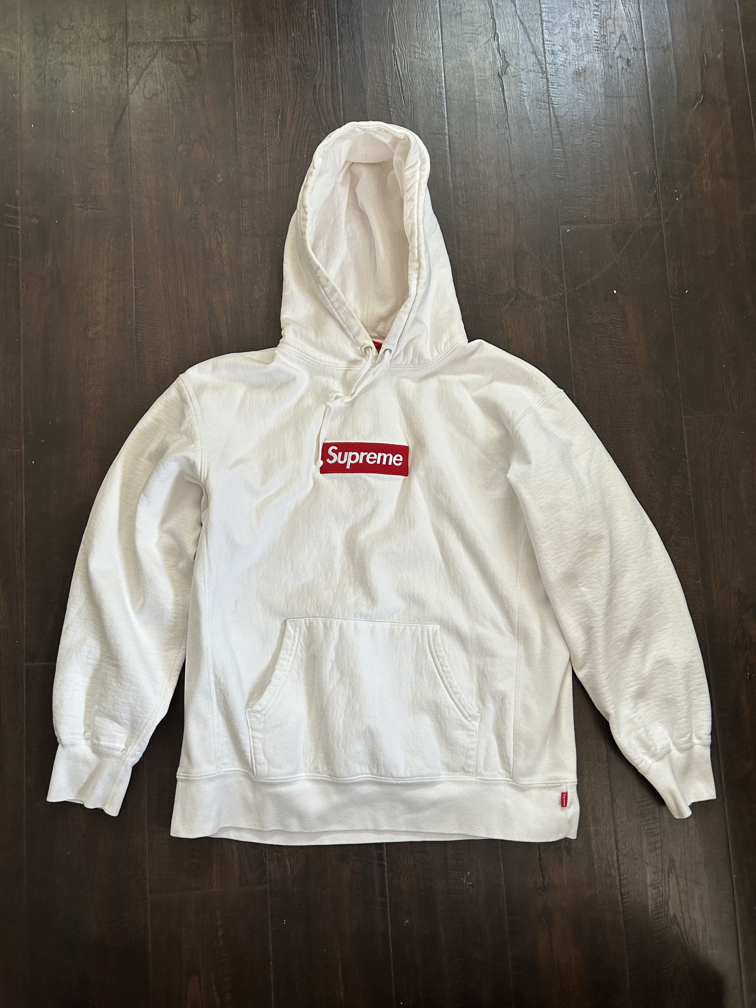 Supreme Supreme Box Logo Hoodie FW21 White Size Large Grailed