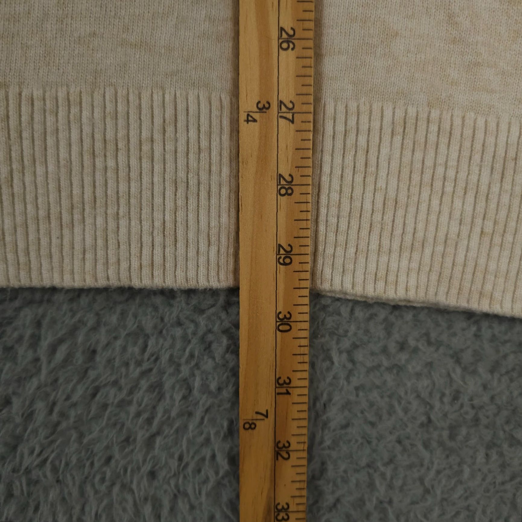 Loft LOFT Ann Taylor Tunic Sweater Women XL Heather Beige Wool Blend Lightweight Knit Shirt Size XL / US 12-14 / IT 48-50 - 6 Thumbnail