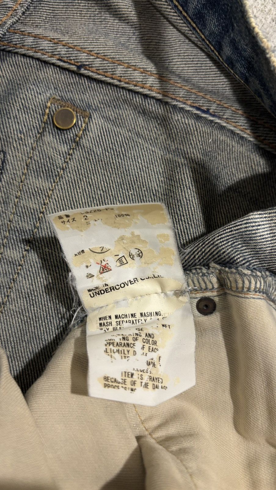 Jun Takahashi × Undercover Undercover SS2005 But Beautiful ll 60 Denim Size US 32 / EU 48 - 10 Thumbnail
