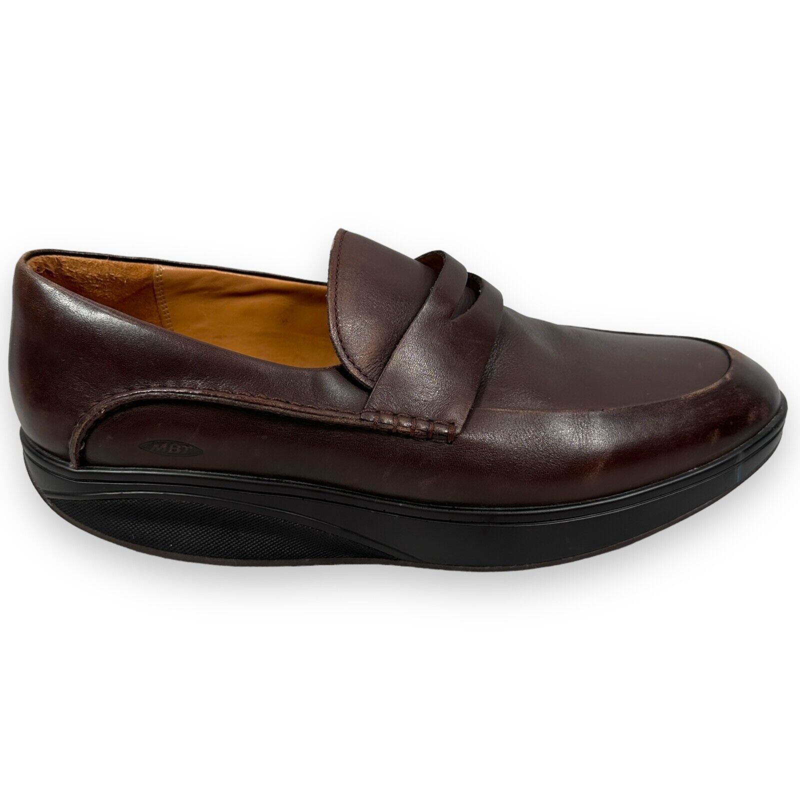 MBT MBT Asante Loafer Shoes Men10.5 EUR 44 Brown Leather Slip On Size US 10.5 / EU 43-44 - 1 Thumbnail