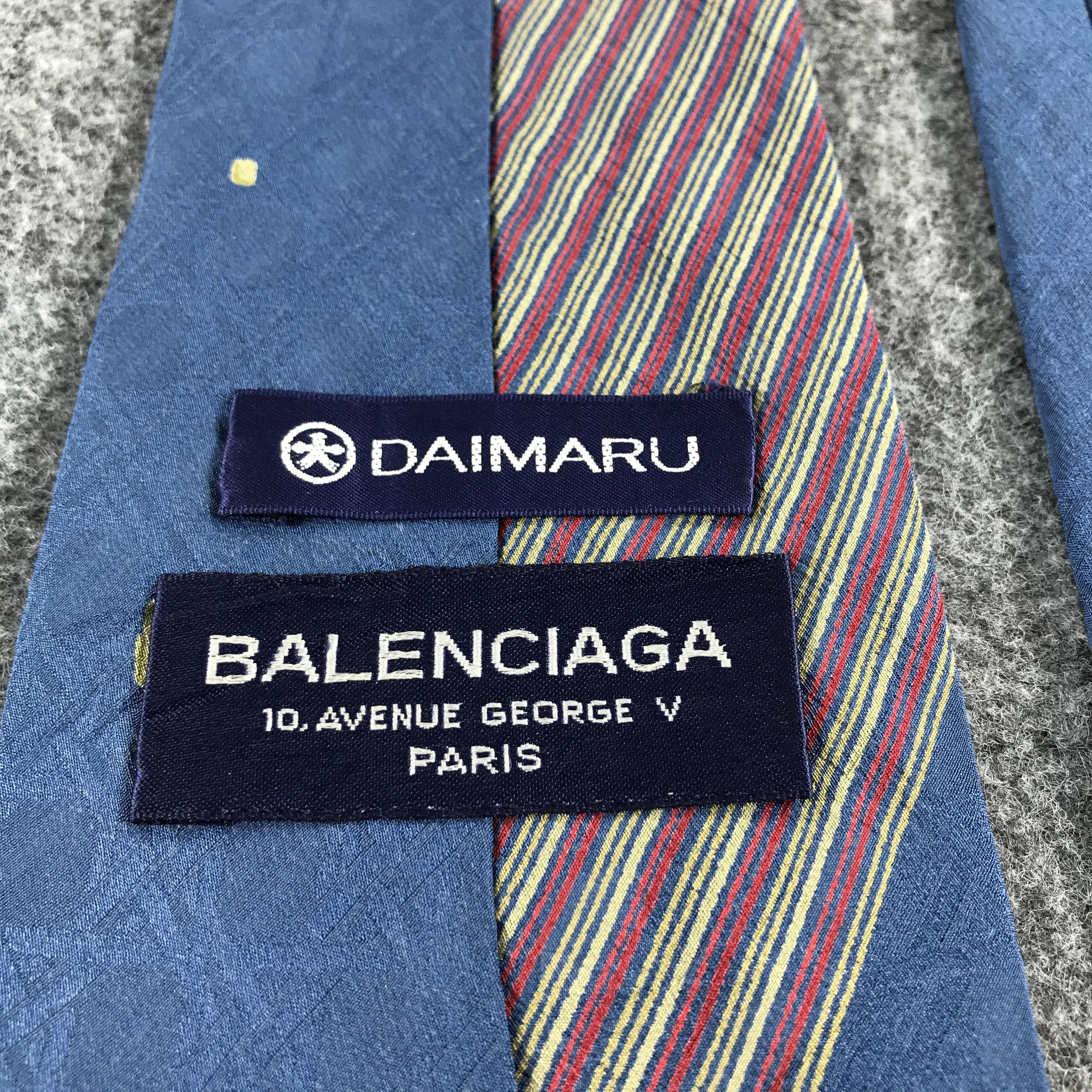 Vintage Vintage BalENciaga Silk Neck Ties T22 Size ONE SIZE - 3 Thumbnail