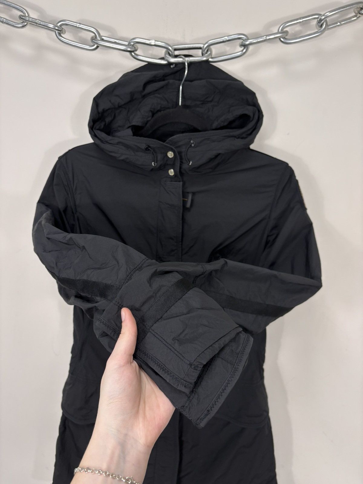 Parajumpers Parajumpers Women’s Mary Todd Black Windbreaker Jacket Coat Size M / US 6-8 / IT 42-44 - 12 Thumbnail
