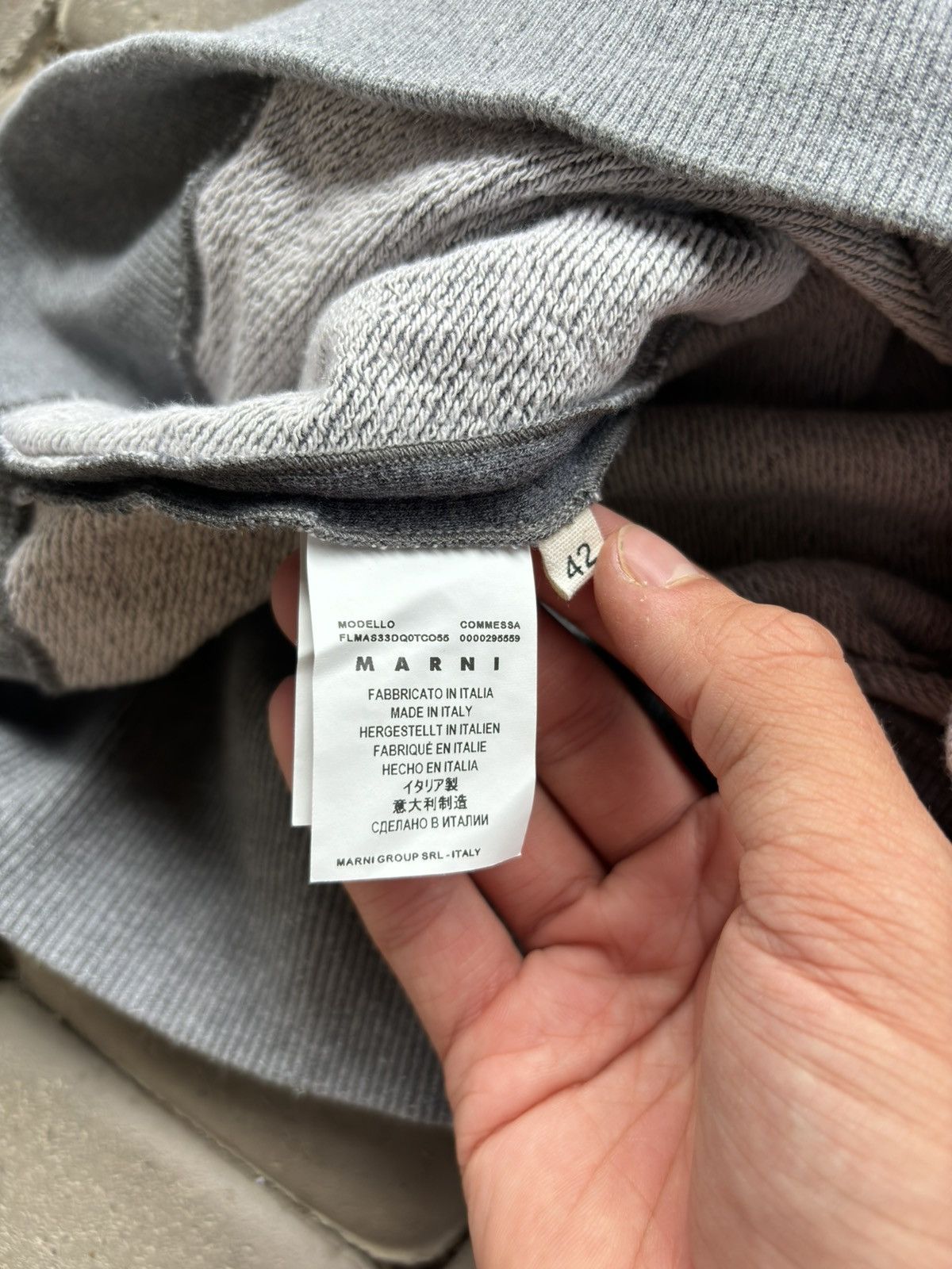 Marni Marni crewneck grey vintage retro sweater Size M / US 6-8 / IT 42-44 - 5 Thumbnail