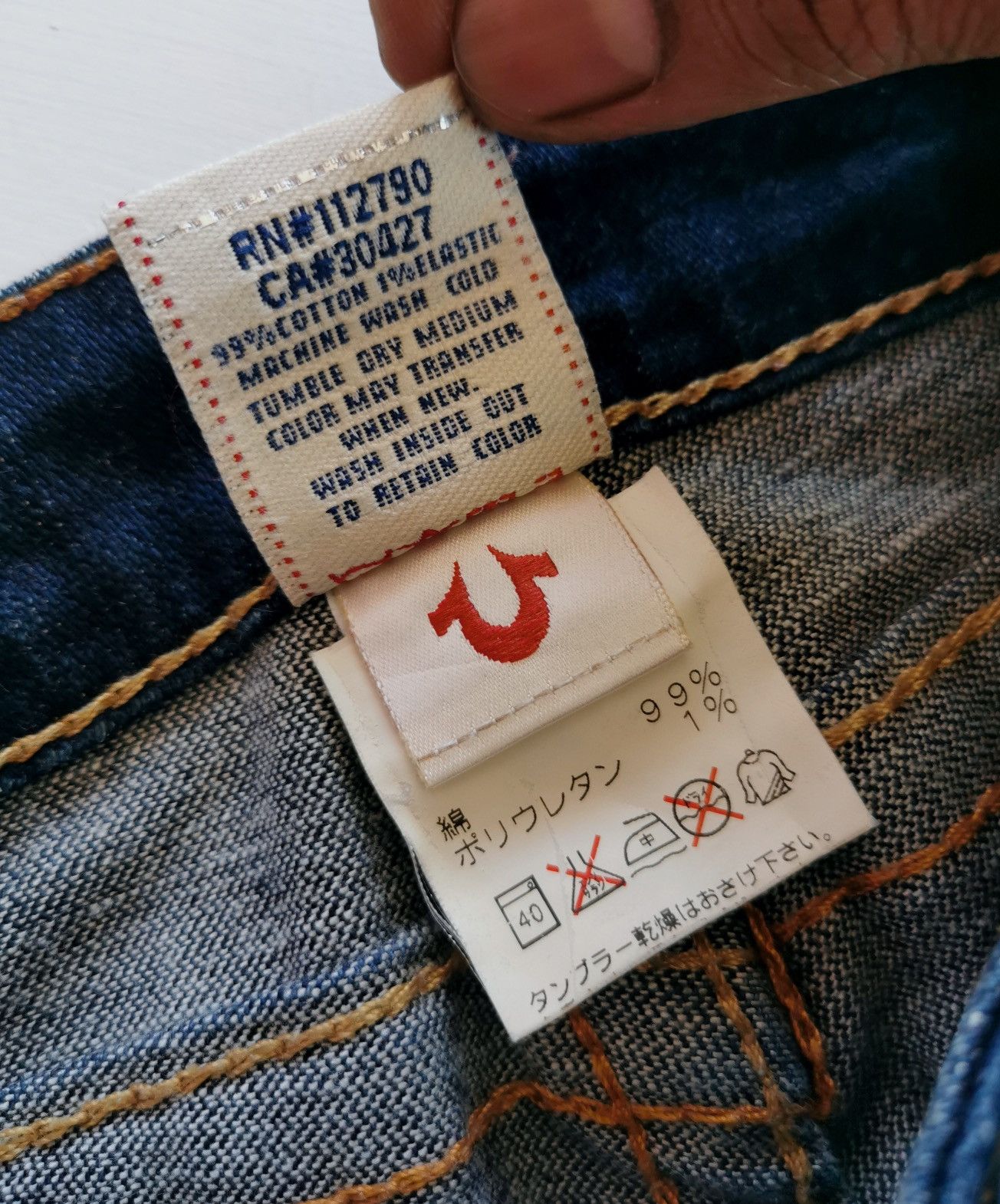 True Religion Diamond Trim True Religion Bootcut Flare Jeans Size 26" / US 2 / IT 38 - 10 Thumbnail