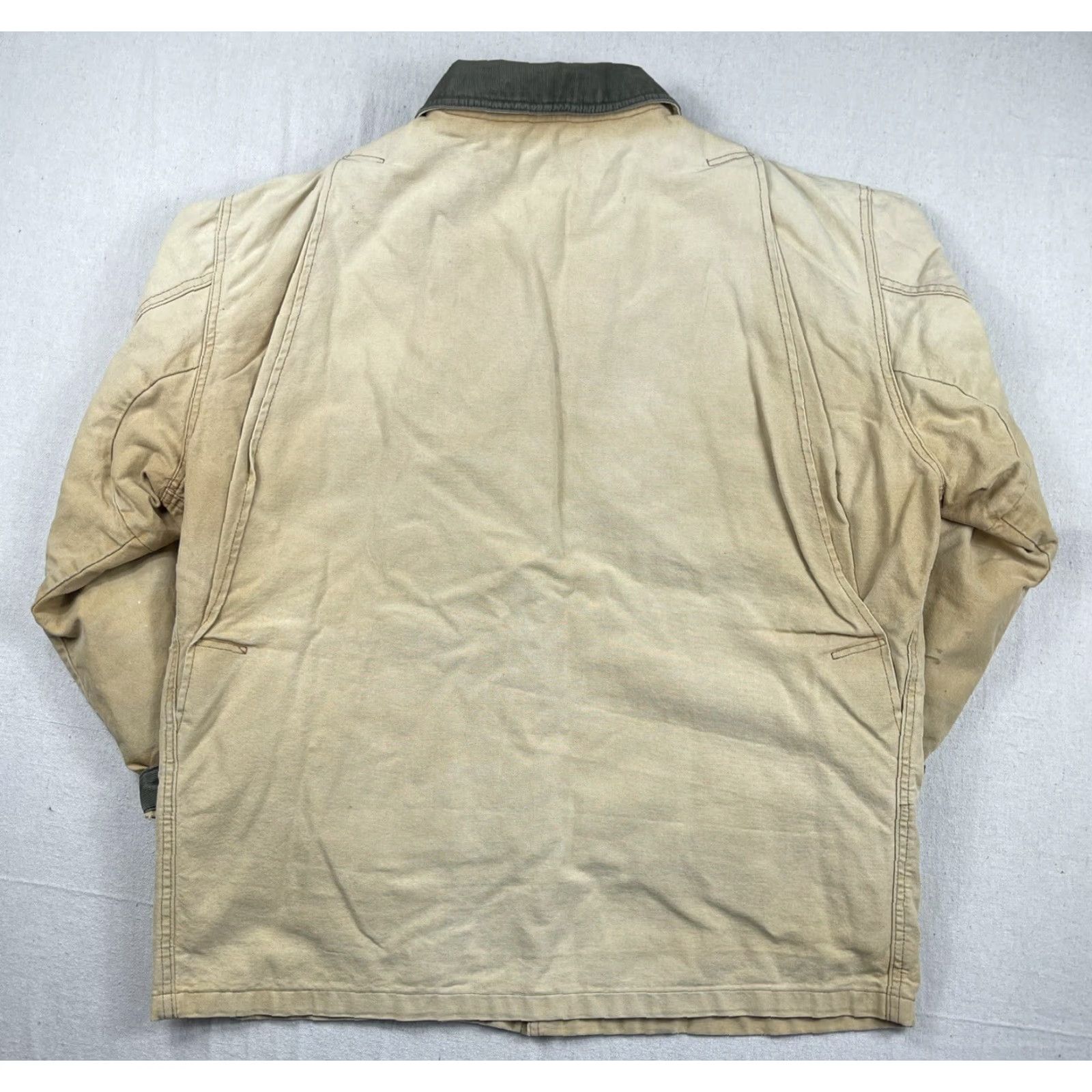 Vintage VINTAGE L.L.Bean Jacket Barn Field Chore Coat Mens XL Tan Corduroy Lined USA Brown Canvas Button User: USA Theme Size US XL / EU 56 / 4 - 3 Thumbnail