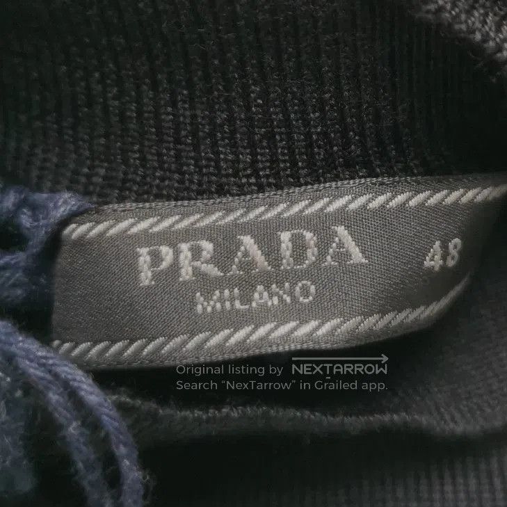 Prada Prada Wool Triangle Logo Turtleneck Knit. Size US M / EU 48-50 / 2 - 2 Thumbnail
