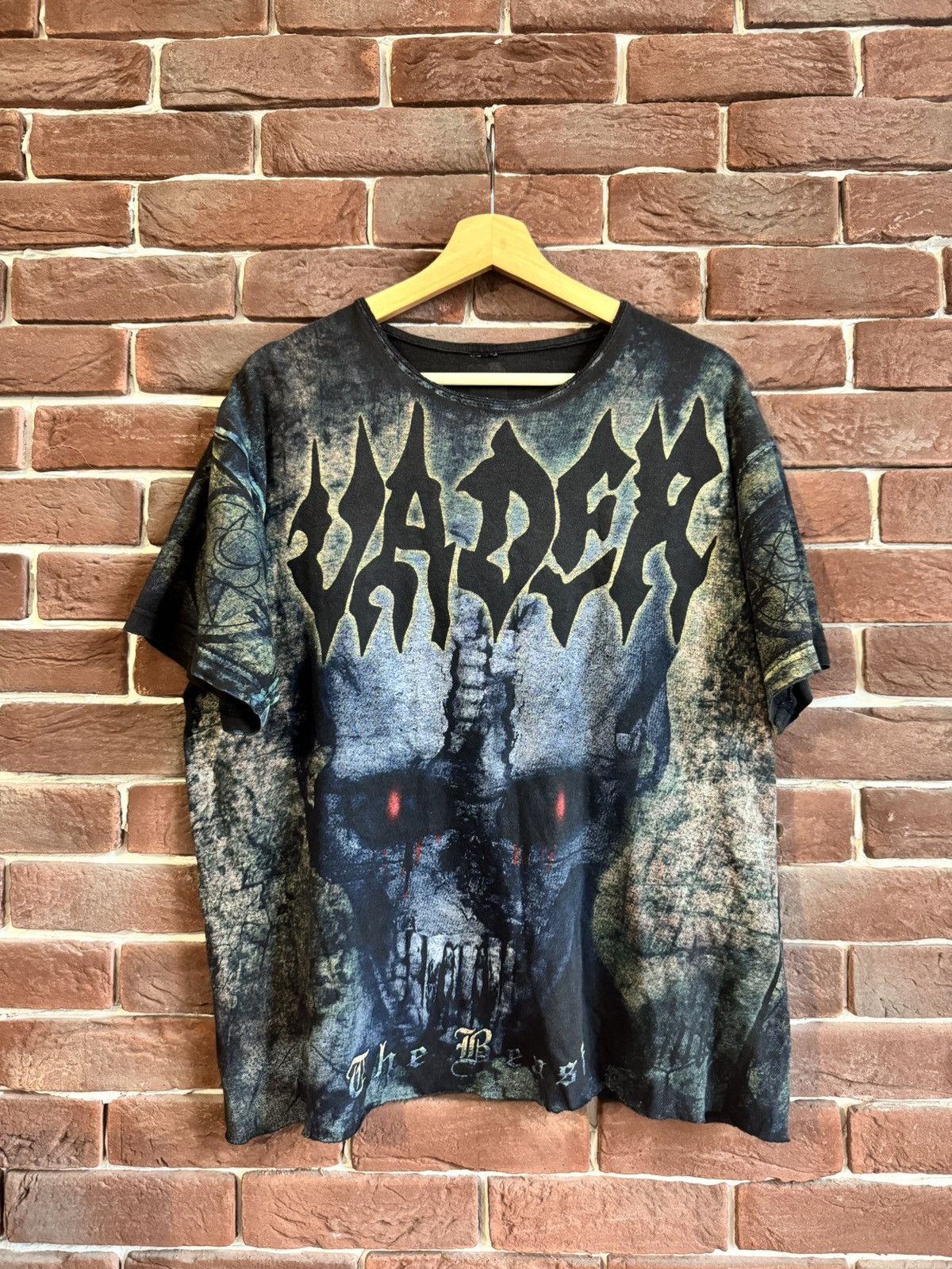 Band Tees Very Rare Vintage Vader Black Metal Band All Over Print 666 Size US L / EU 52-54 / 3 - 1 Thumbnail