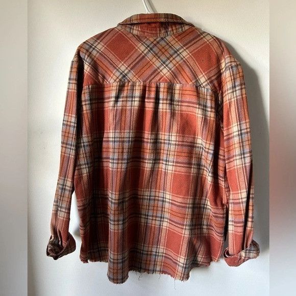 Other Democracy Orange Flannel Size L / US 10 / IT 46 - 2 Thumbnail