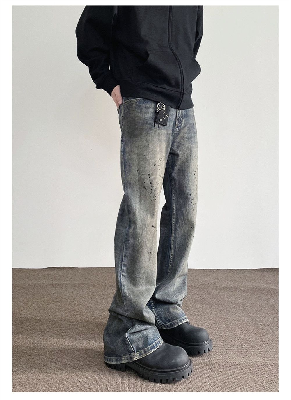 Jean Straight Leg Loose Street Jeans Size US 32 / EU 48 - 10 Thumbnail