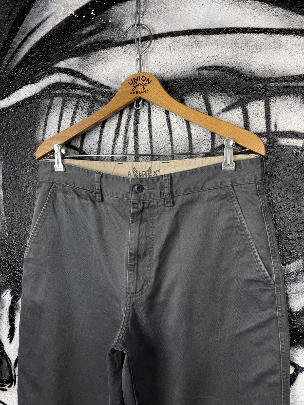 Avirex Vintage Avirex Chinos Grey Military Trousers Men’s Size 33 Size US 33 - 4 Thumbnail