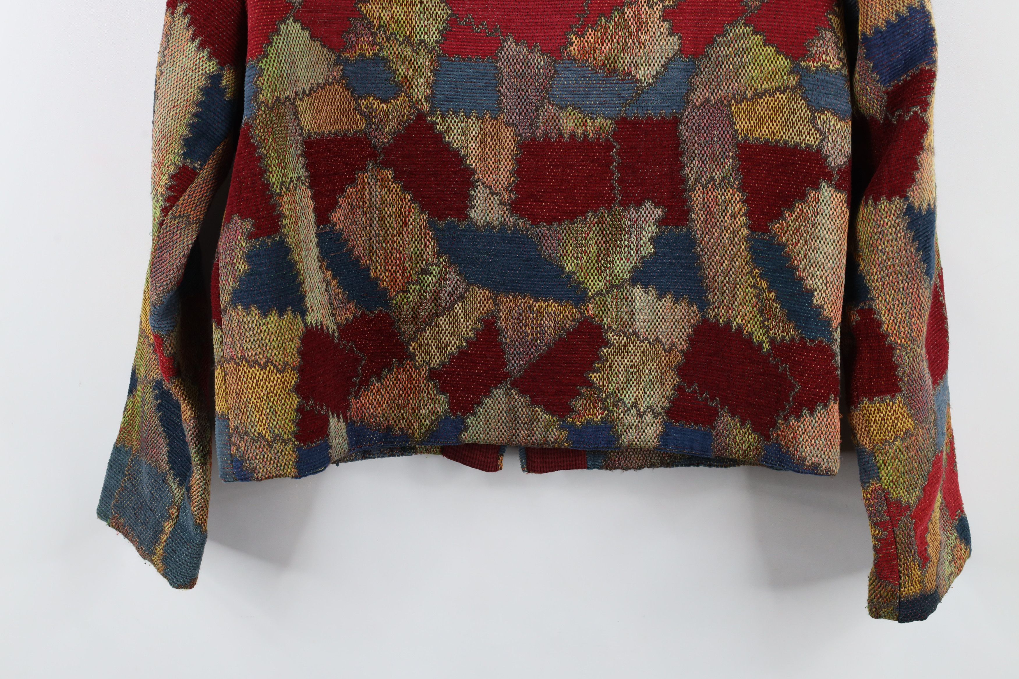 Vintage Vintage 90s Streetwear Patchwork Tapestry Full Zip Jacket Size M / US 6-8 / IT 42-44 - 11 Thumbnail
