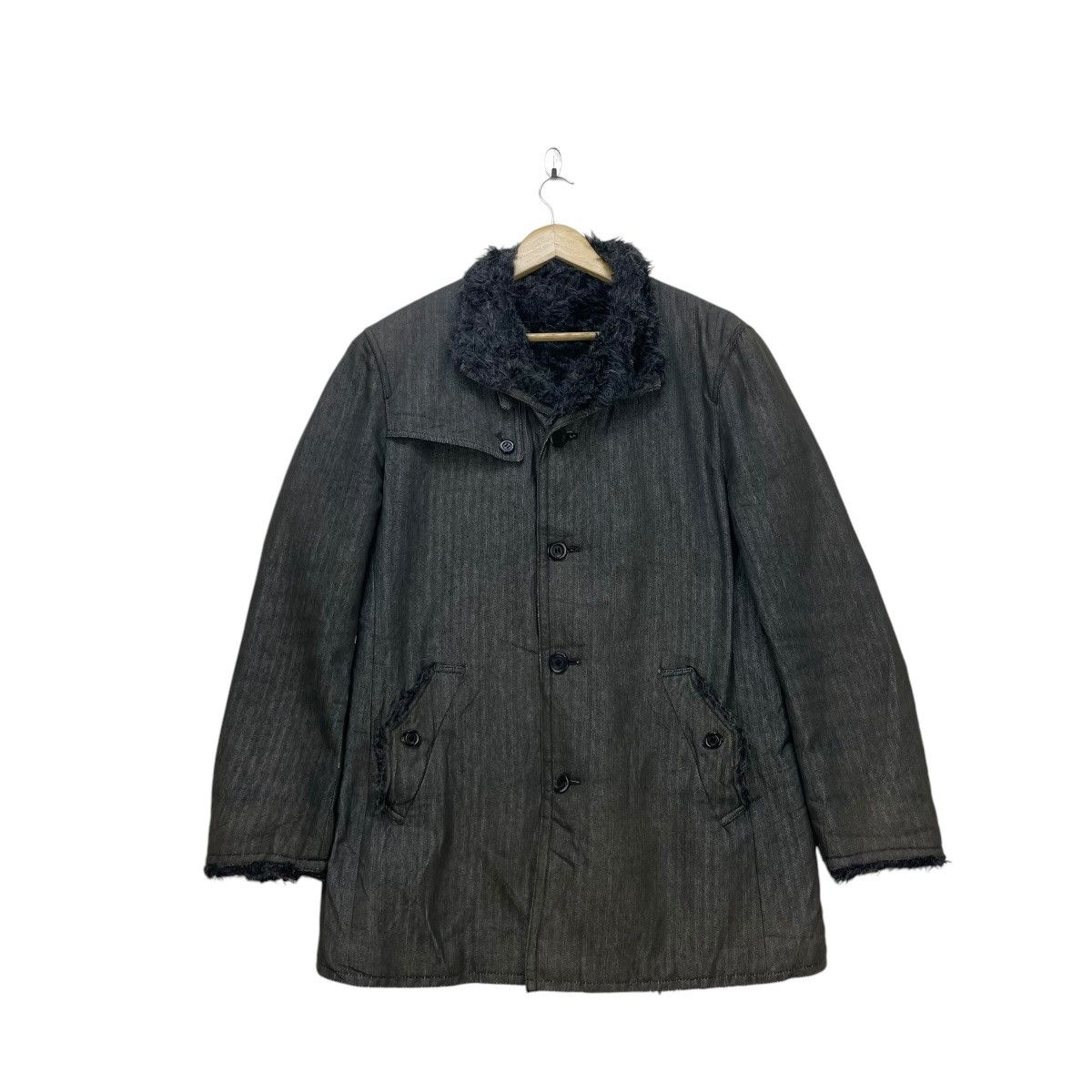 Comme Ca Ism × Japanese Brand Japanese Brand Comme Ca Ism Faux Fur Warm Jacket Size US M / EU 48-50 / 2 - 2 Thumbnail