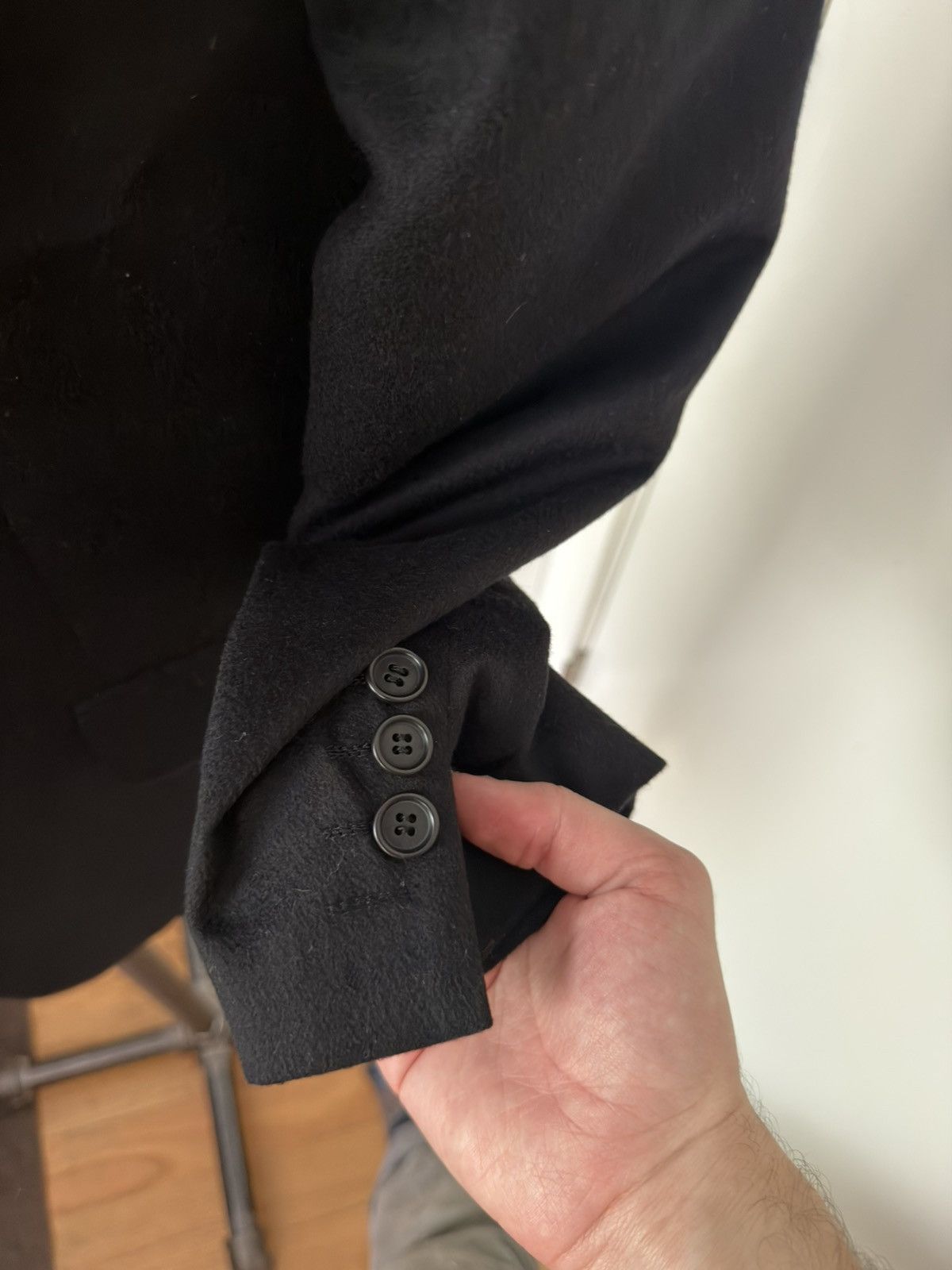 Helmut Lang ‘90s Black 3B Cashmere Blazer Size US M / EU 48-50 / 2 - 3 Thumbnail