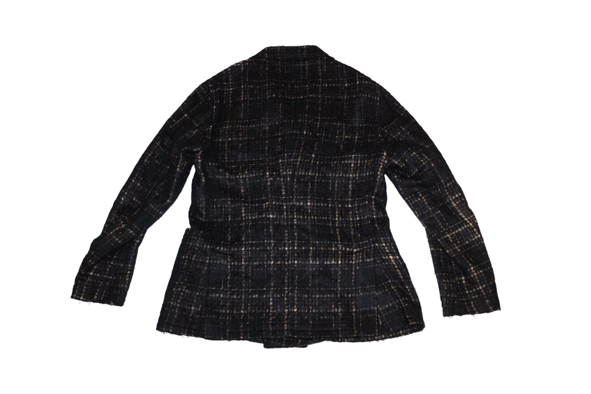 THE GIGI The Gigi Brushed Cotton-Wool Plaid Double Breasted Jacket Size US M / EU 48-50 / 2 - 14 Thumbnail