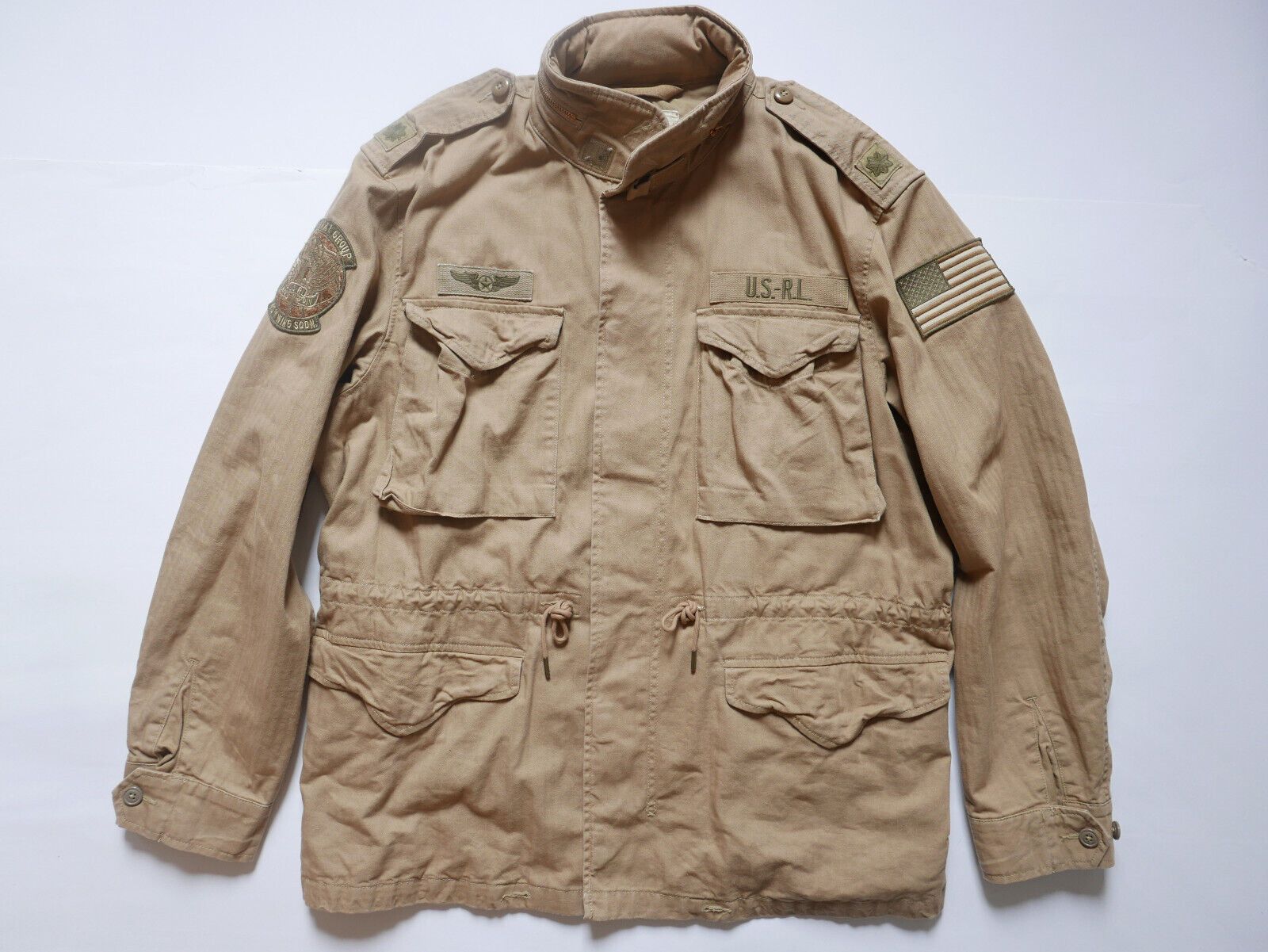 Polo Ralph Lauren Polo Ralph Lauren Jacket Military M-65 Desert Tan USA XXL Size US XXL / EU 58 / 5 - 1 Thumbnail