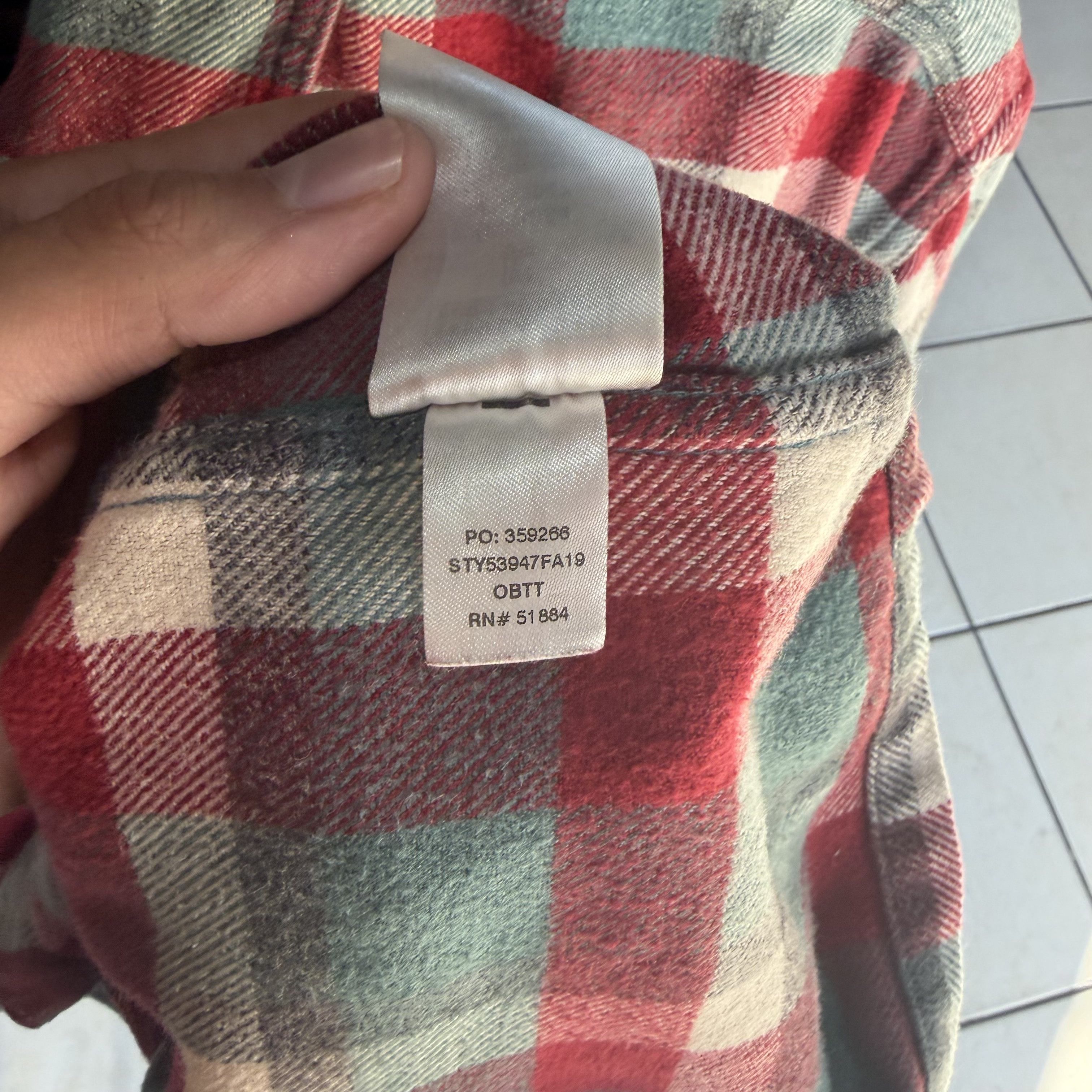 Patagonia PATAGONIA Fjord Organic Cotton Flannel Plaid Shirt Mens Sz L Size US L / EU 52-54 / 3 - 10 Thumbnail