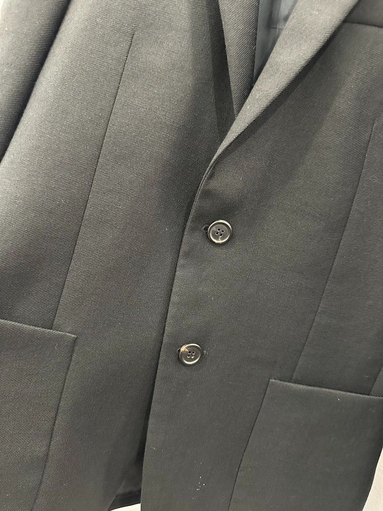 Prada Prada Black Wool Suit Jacket for Men -2505 Size US XL / EU 56 / 4 - 4 Thumbnail