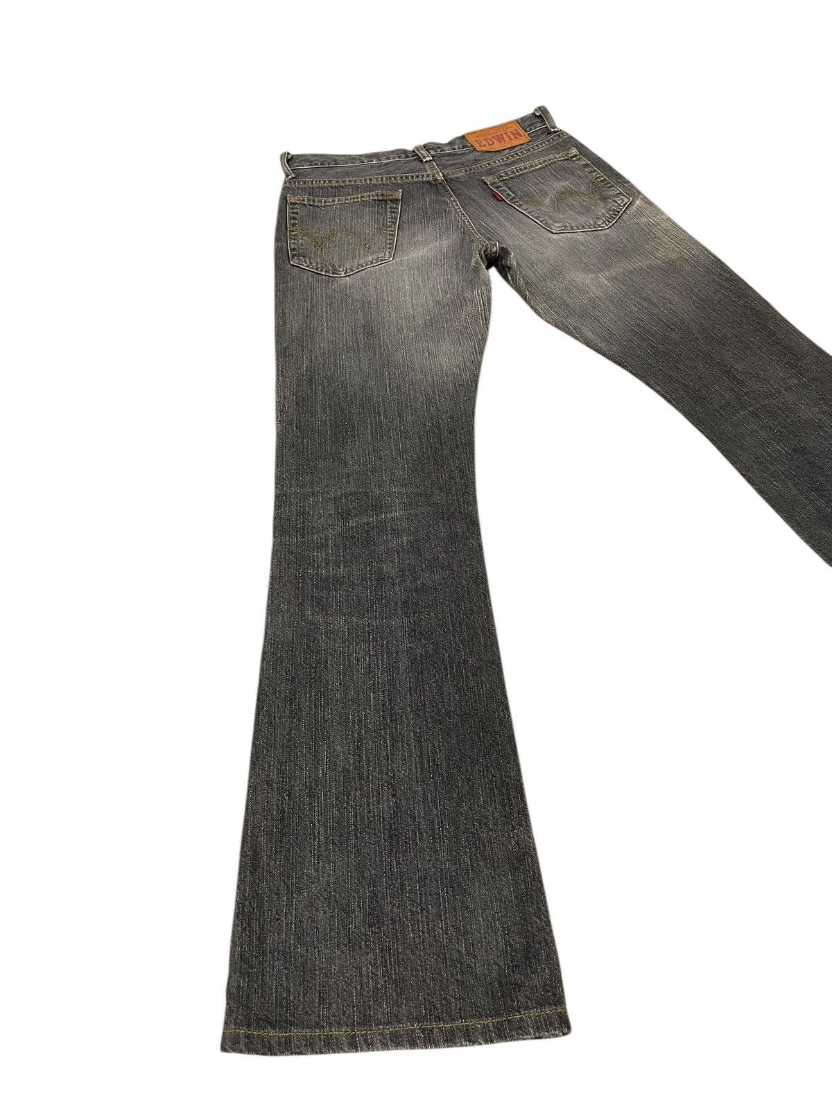 Edwin Flare Jeans Edwin Faded Distress Boot Cut 9🟦 Size US 29 - 12 Thumbnail