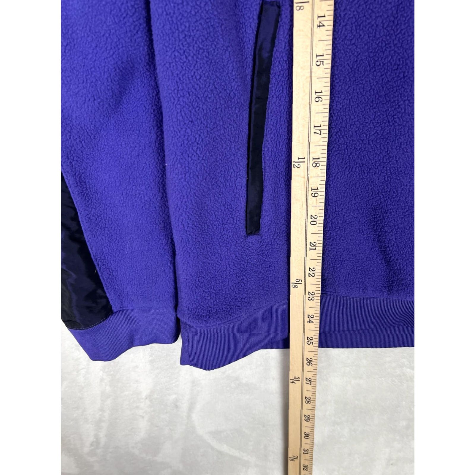 Adidas Vintage adidas Originals Fleece Pullover Mens XS Purple 1/4 Zip Sweatshirt Size US XS / EU 42 / 0 - 4 Thumbnail